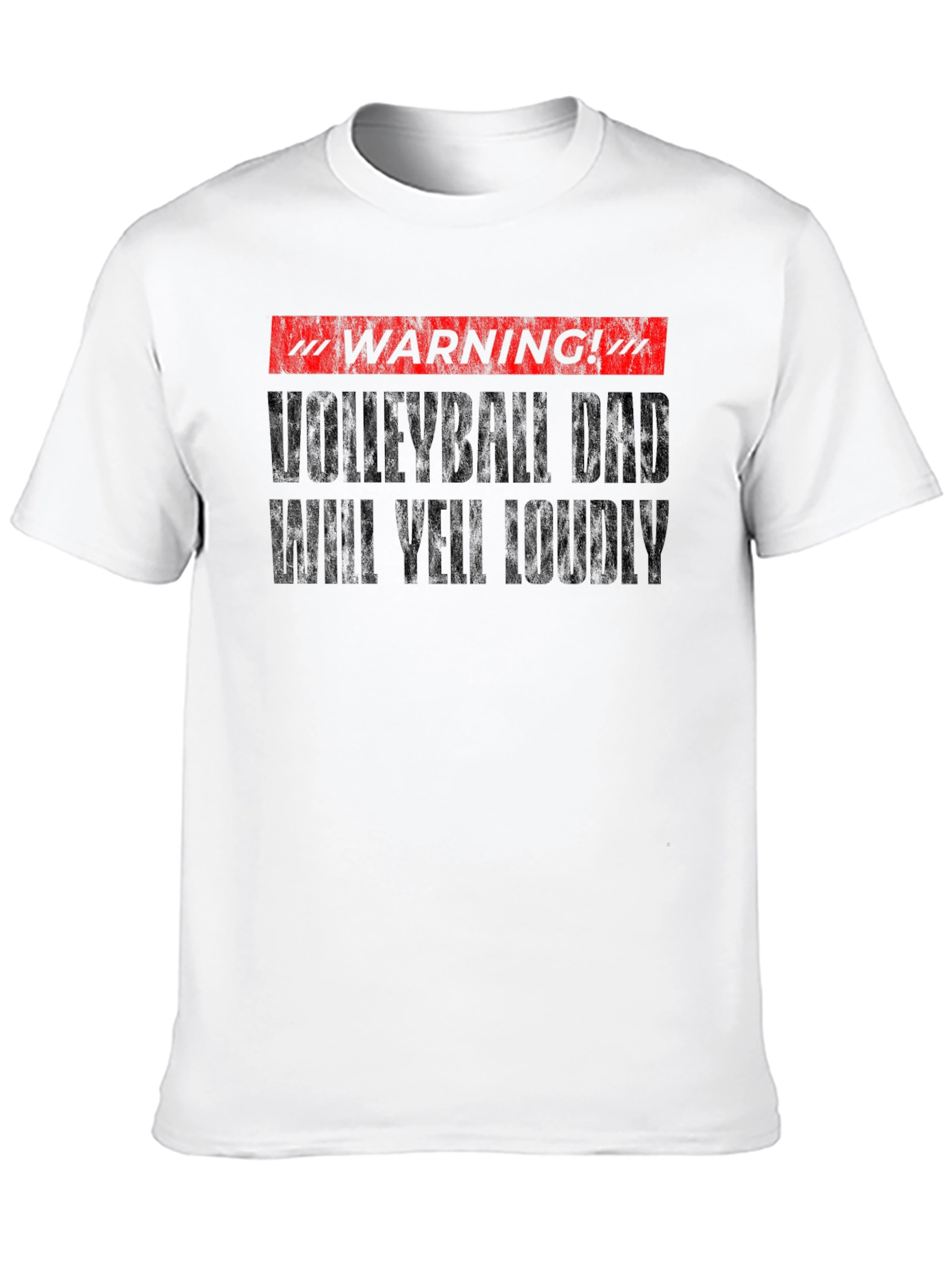 Volleyball Dad Warning Graphic T-Shirt