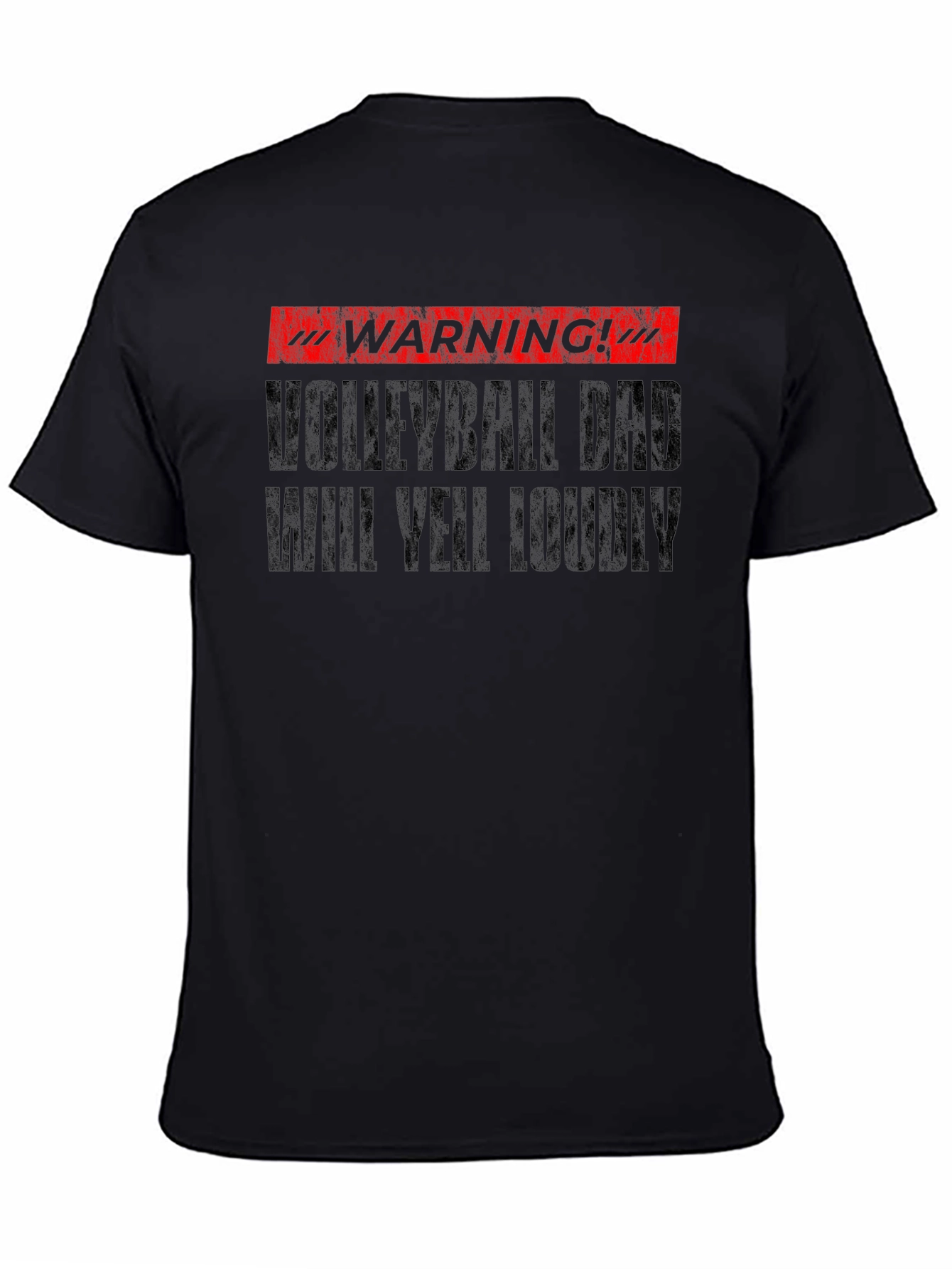 Volleyball Dad Warning Graphic T-Shirt