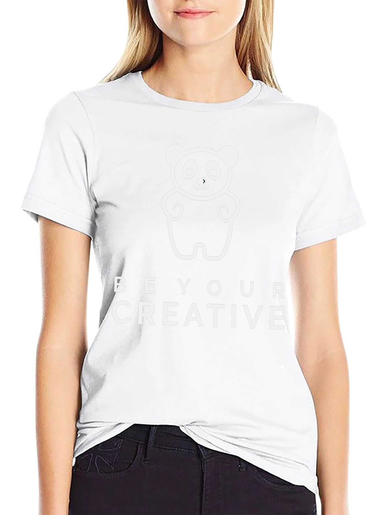 Be Your Creative Panda Graphic T-Shirt