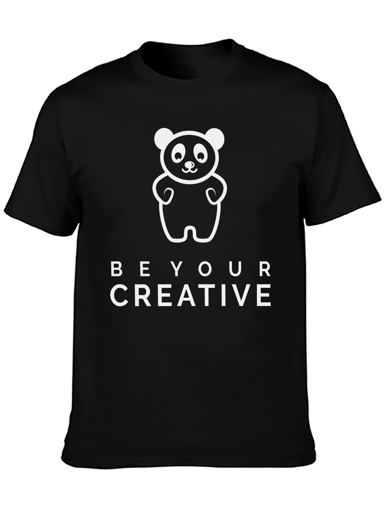 Be Your Creative Panda Graphic T-Shirt