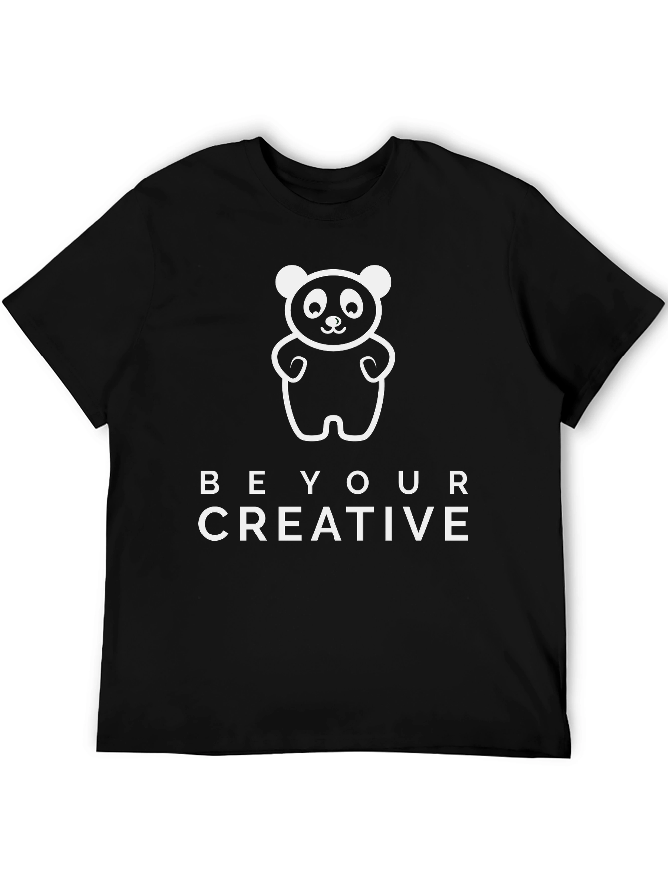 Be Your Creative Panda Graphic T-Shirt