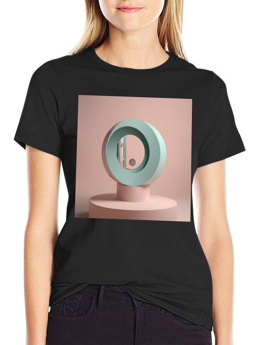Abstract Geometric Design Tee - Modern Art Shirt