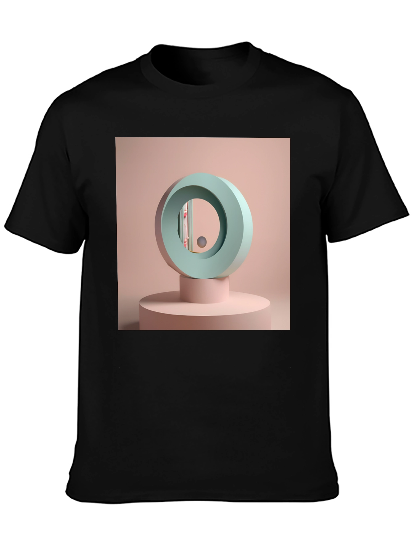 Abstract Geometric Design Tee - Modern Art Shirt