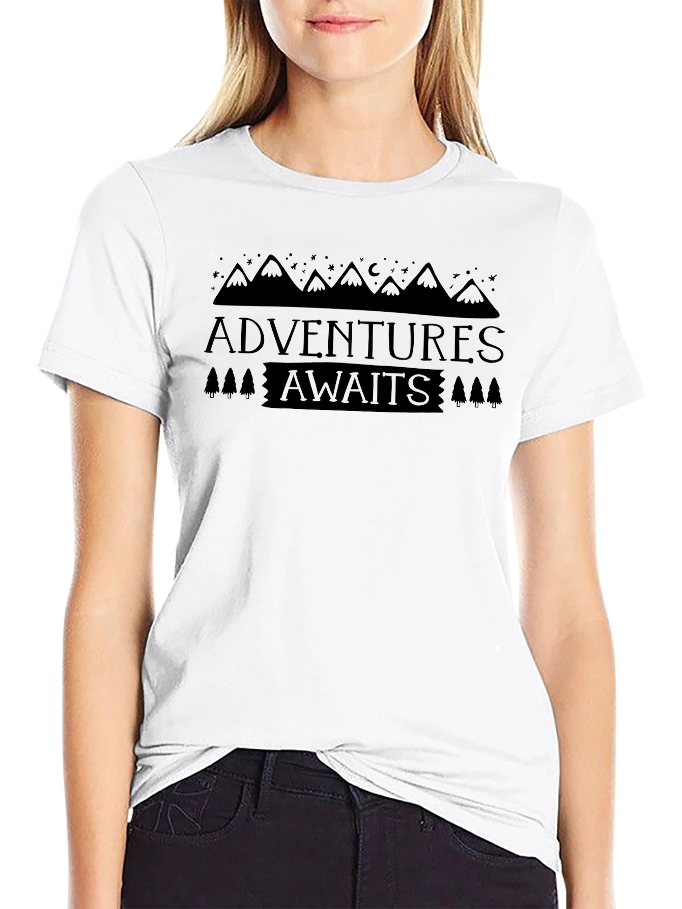 Adventure Awaits Graphic T-Shirt - Explore in Style