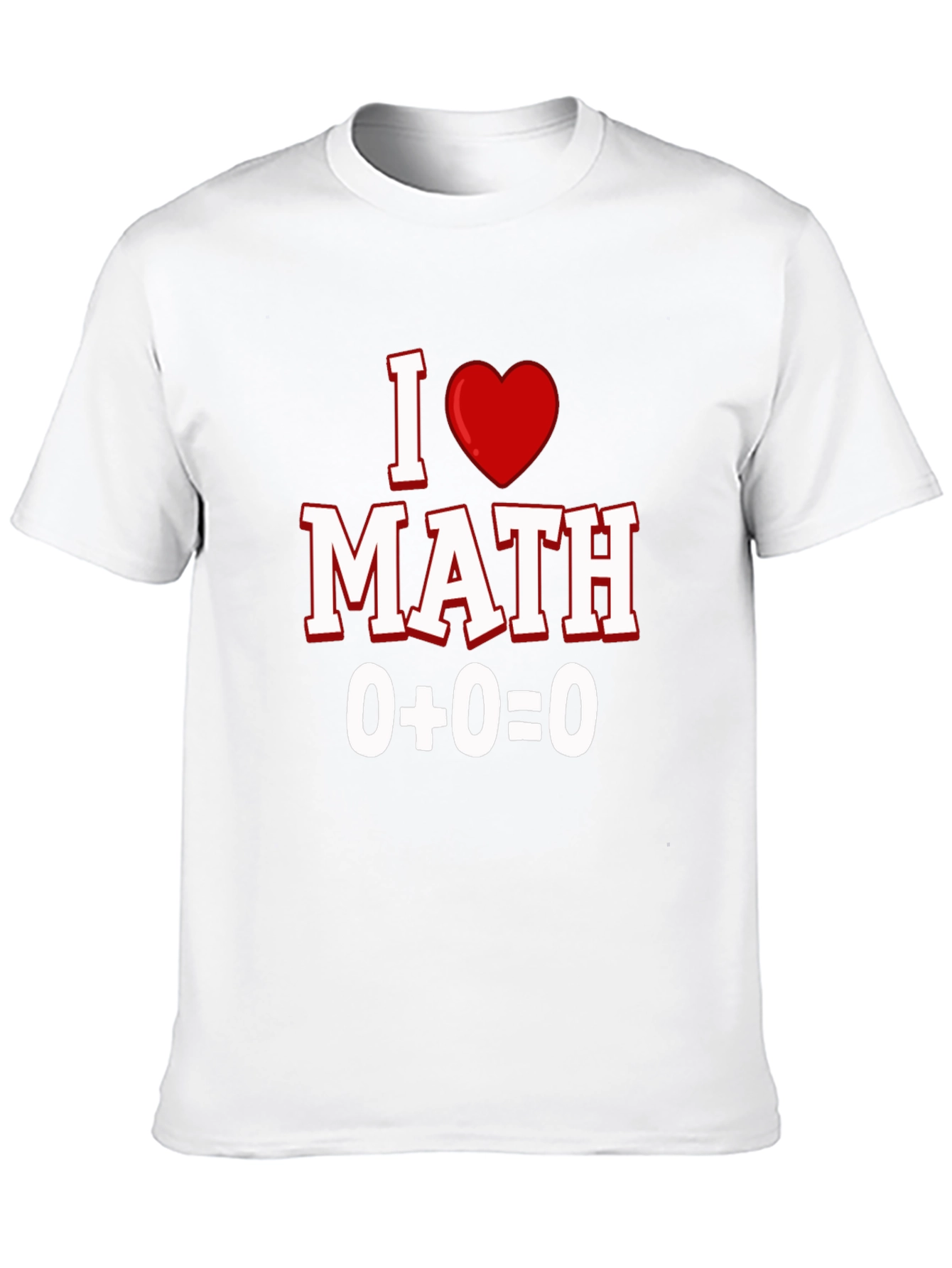 I Heart Math Black T-Shirt
