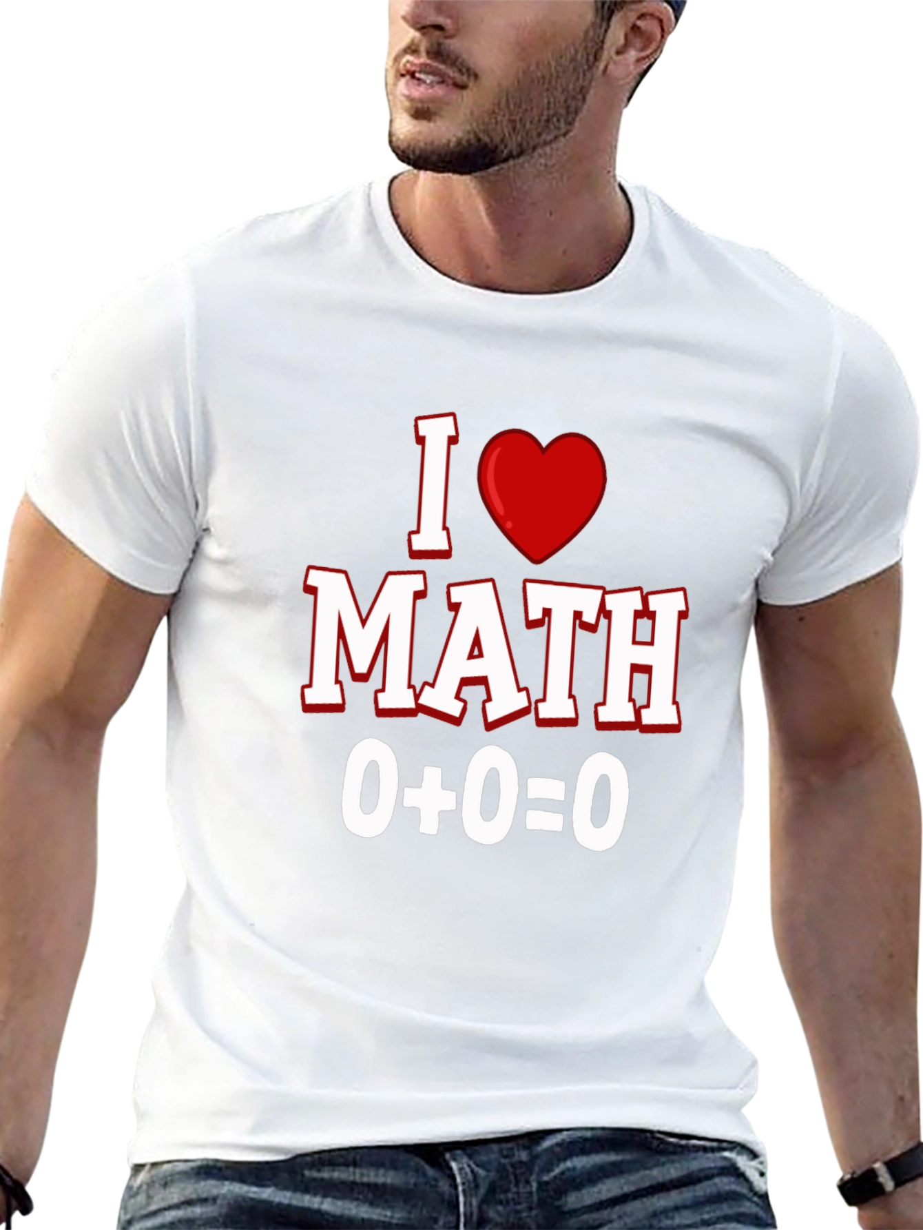 I Heart Math Black T-Shirt