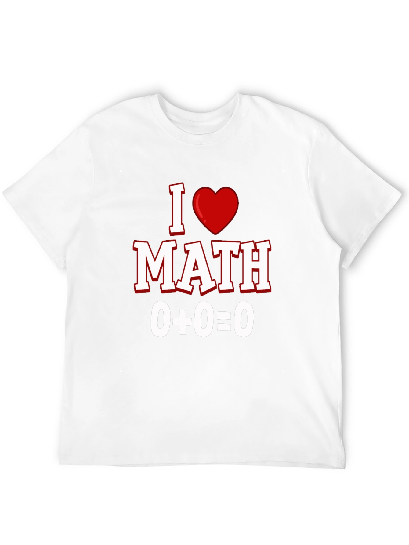 I Heart Math Black T-Shirt