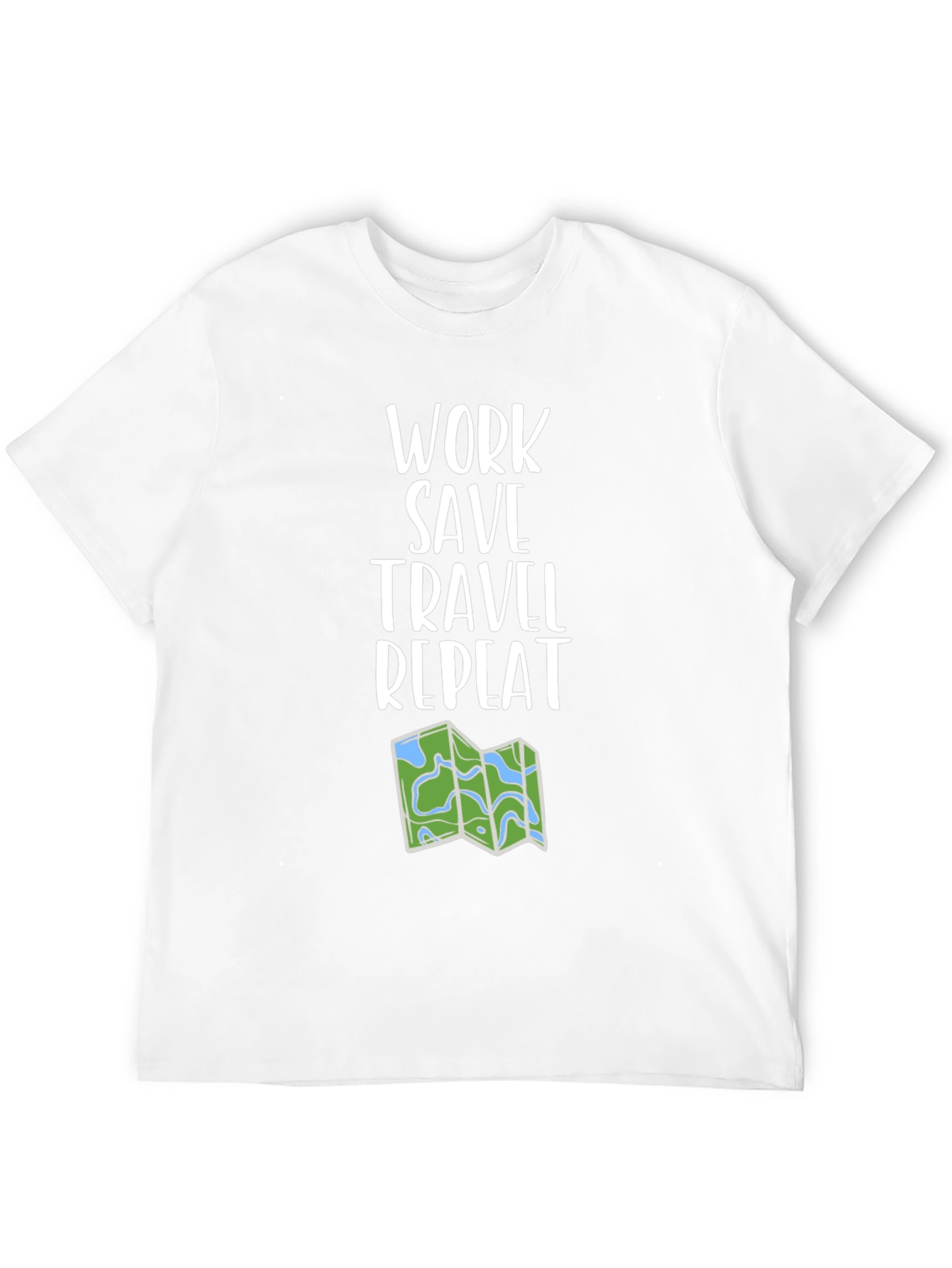 Work Save Travel Repeat Graphic Tee