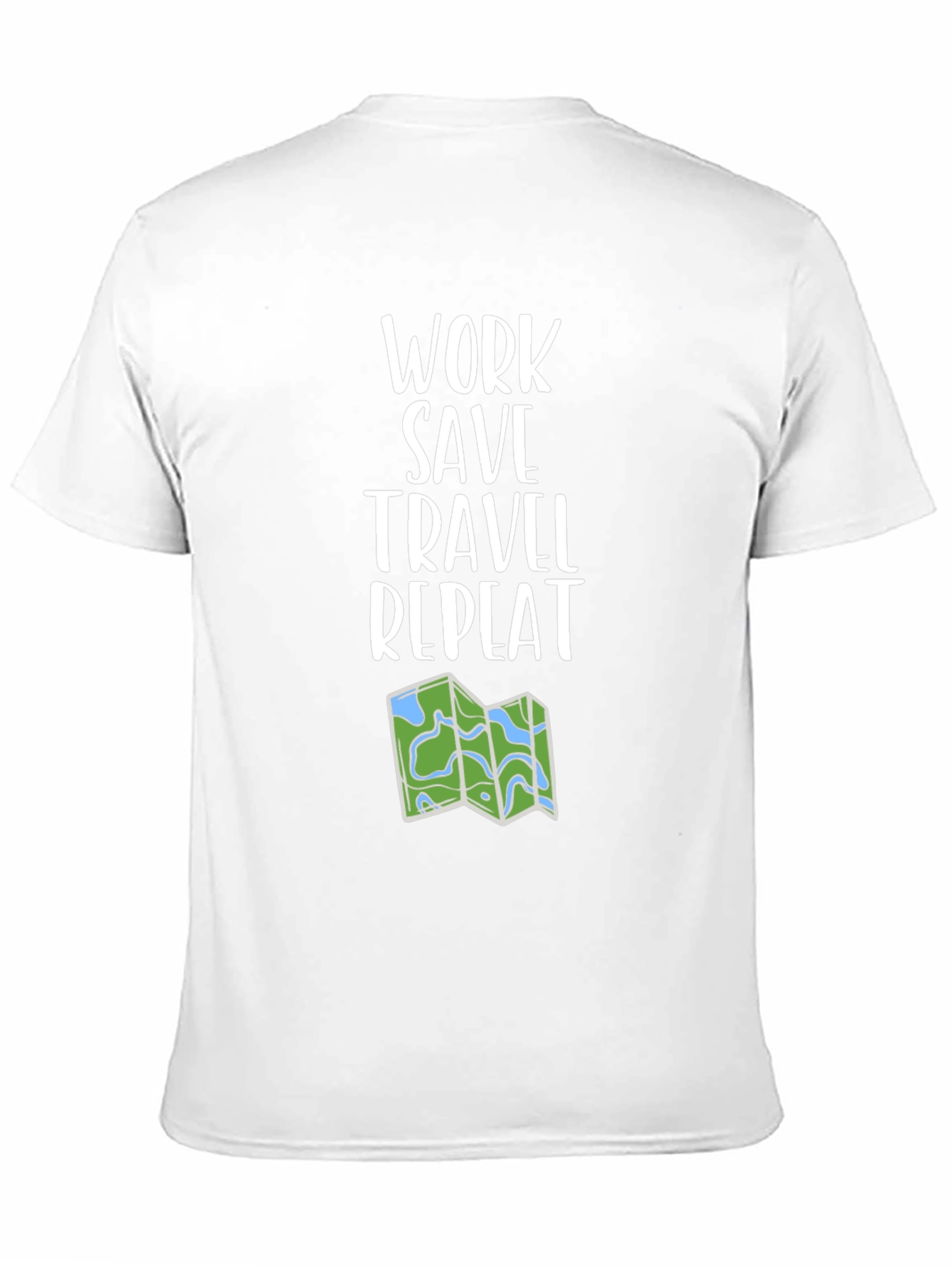 Work Save Travel Repeat Graphic Tee