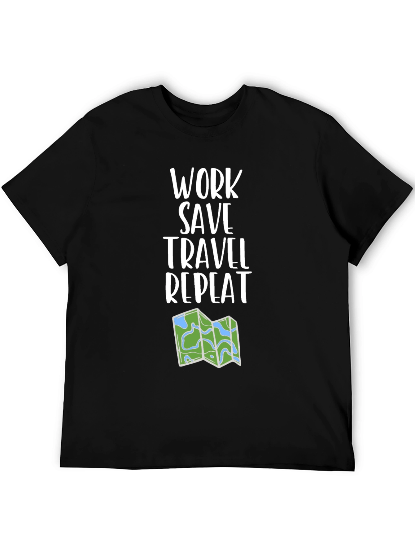 Work Save Travel Repeat Graphic Tee