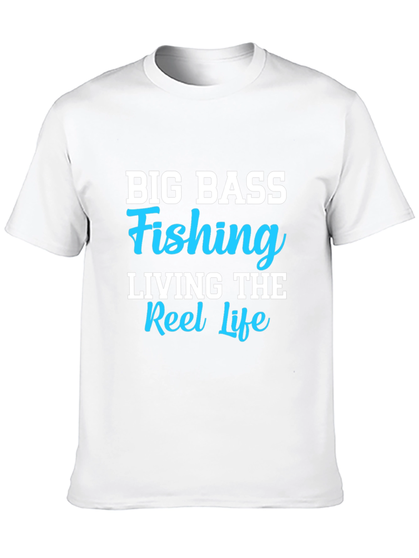 Big Bass Fishing T-Shirt - Reel Life Tee