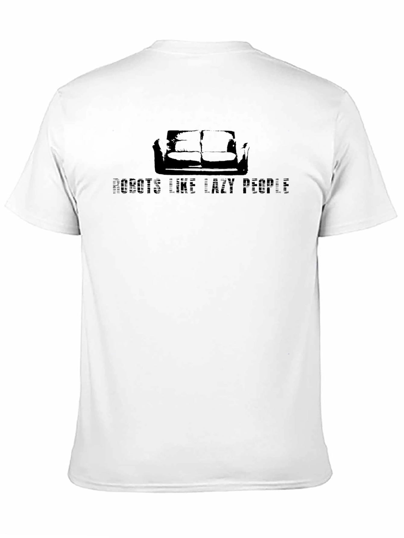 Robots Like Lazy People Graphic T-Shirt