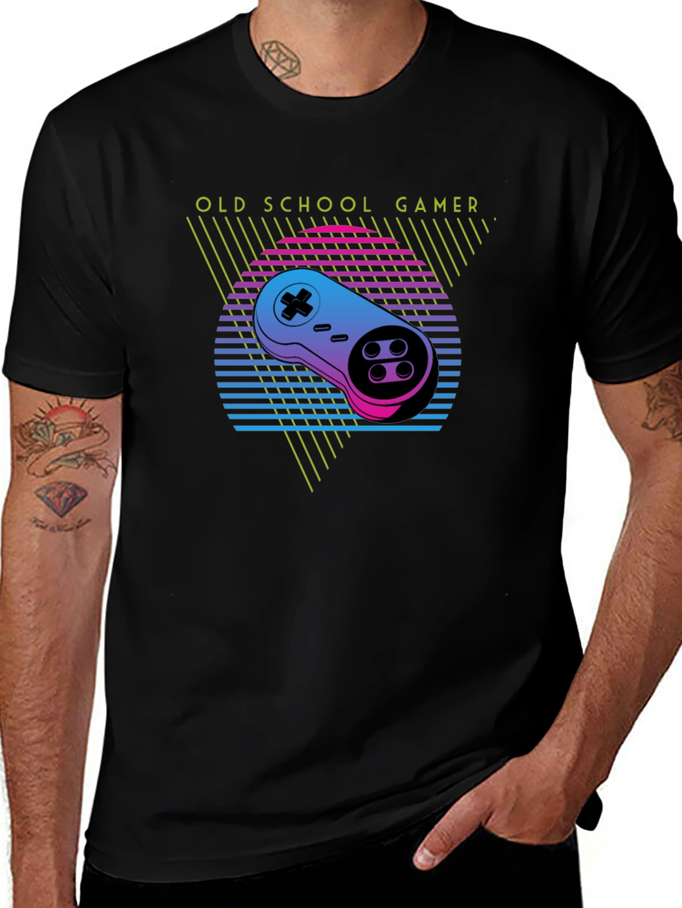Old School Gamer Retro Style T-Shirt