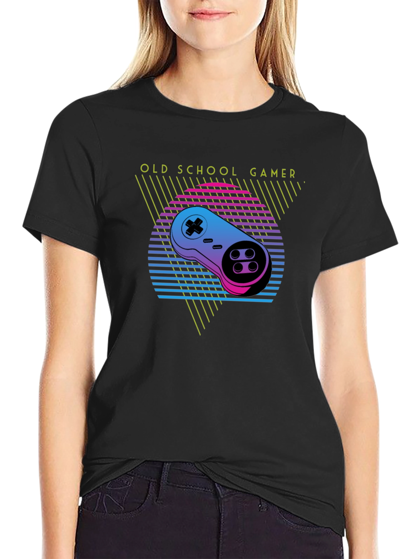 Old School Gamer Retro Style T-Shirt