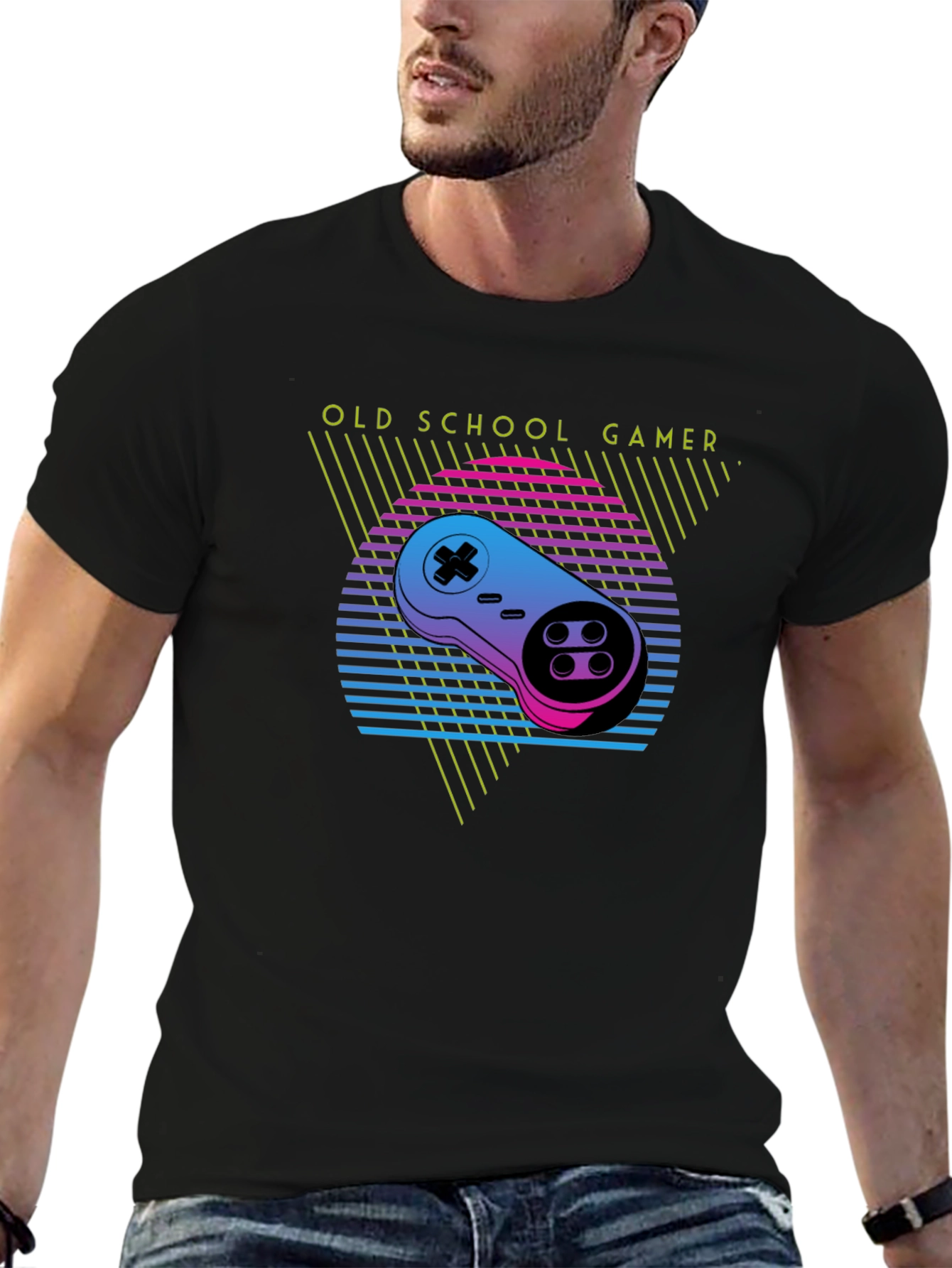 Old School Gamer Retro Style T-Shirt