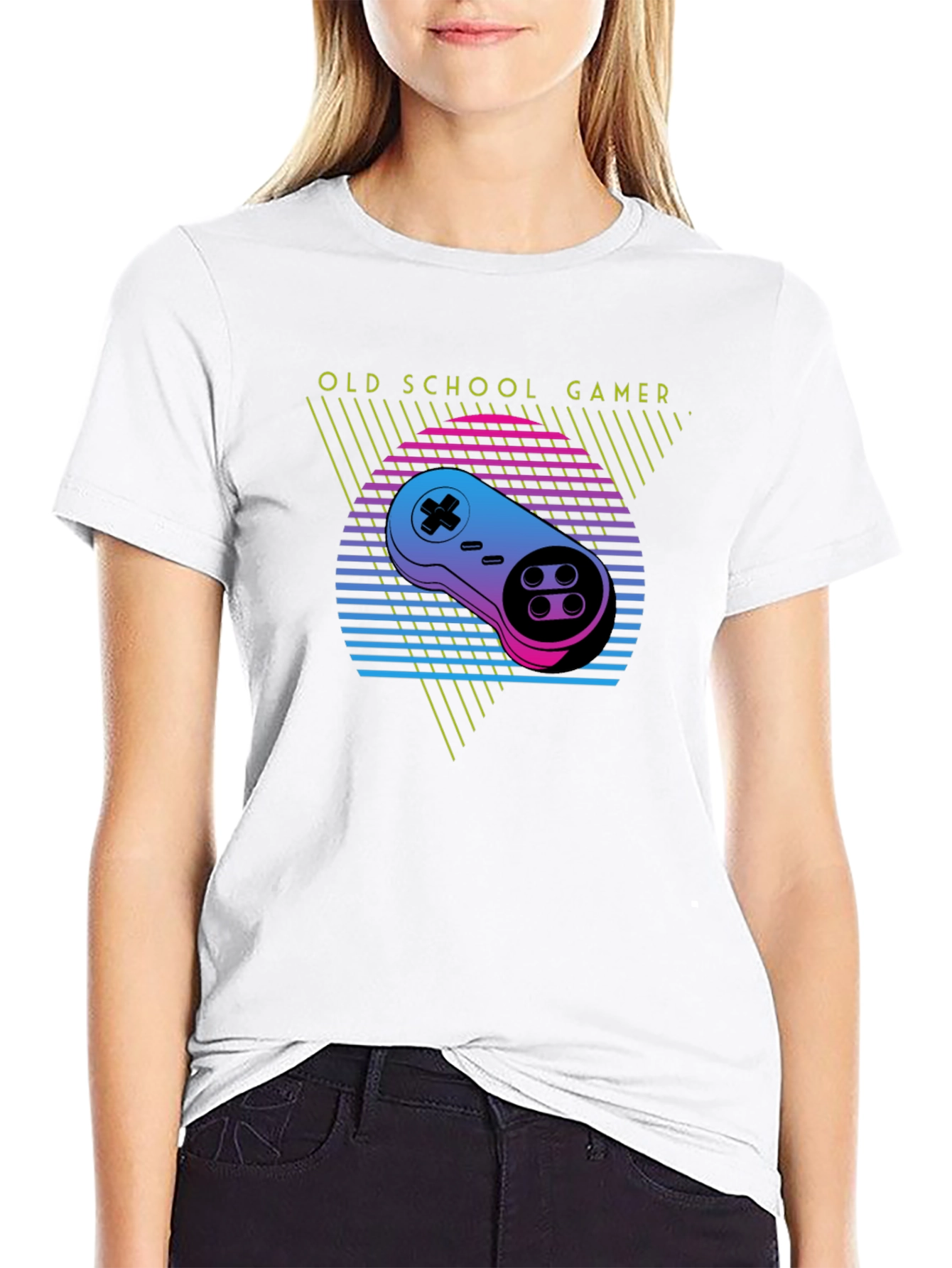 Old School Gamer Retro Style T-Shirt
