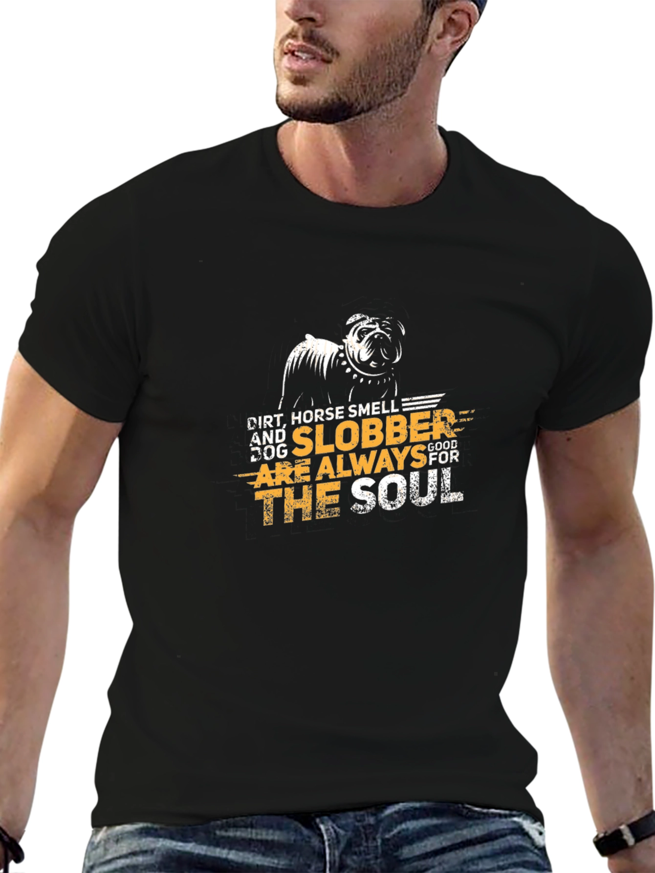 Dog Slobber Soul T-Shirt - Black