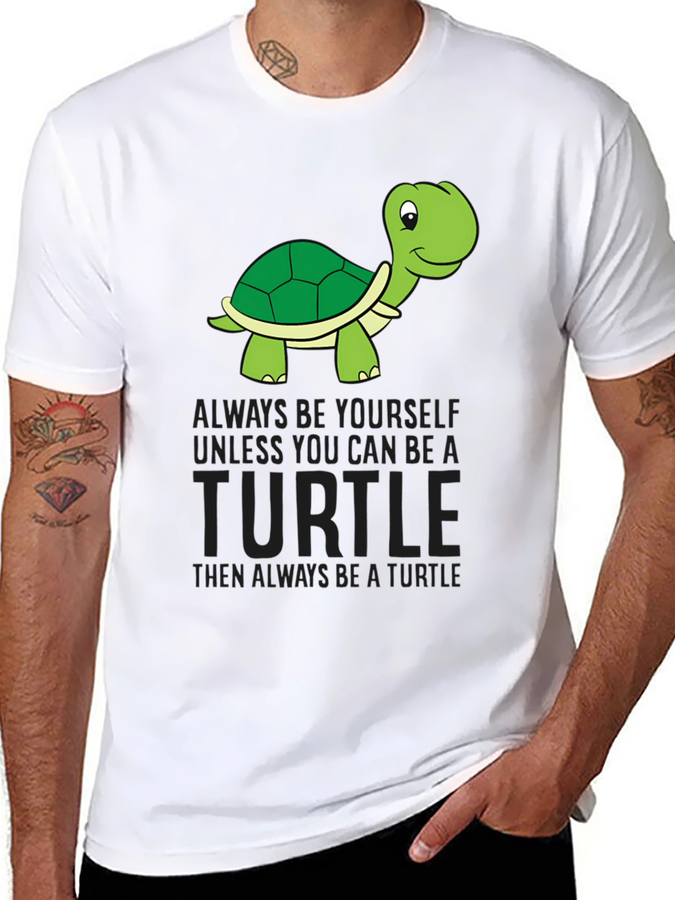 Turtle Graphic Tee - Be Yourself Unless Turtle!