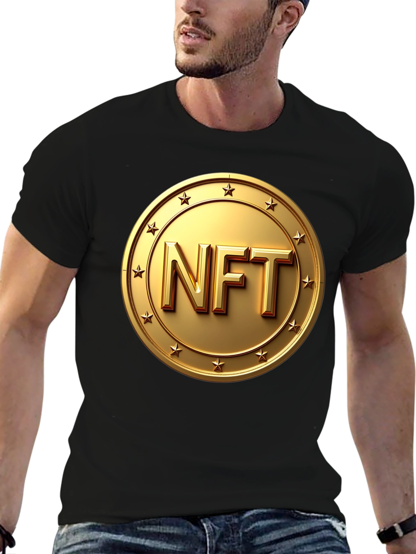 NFT Coin Black T-Shirt