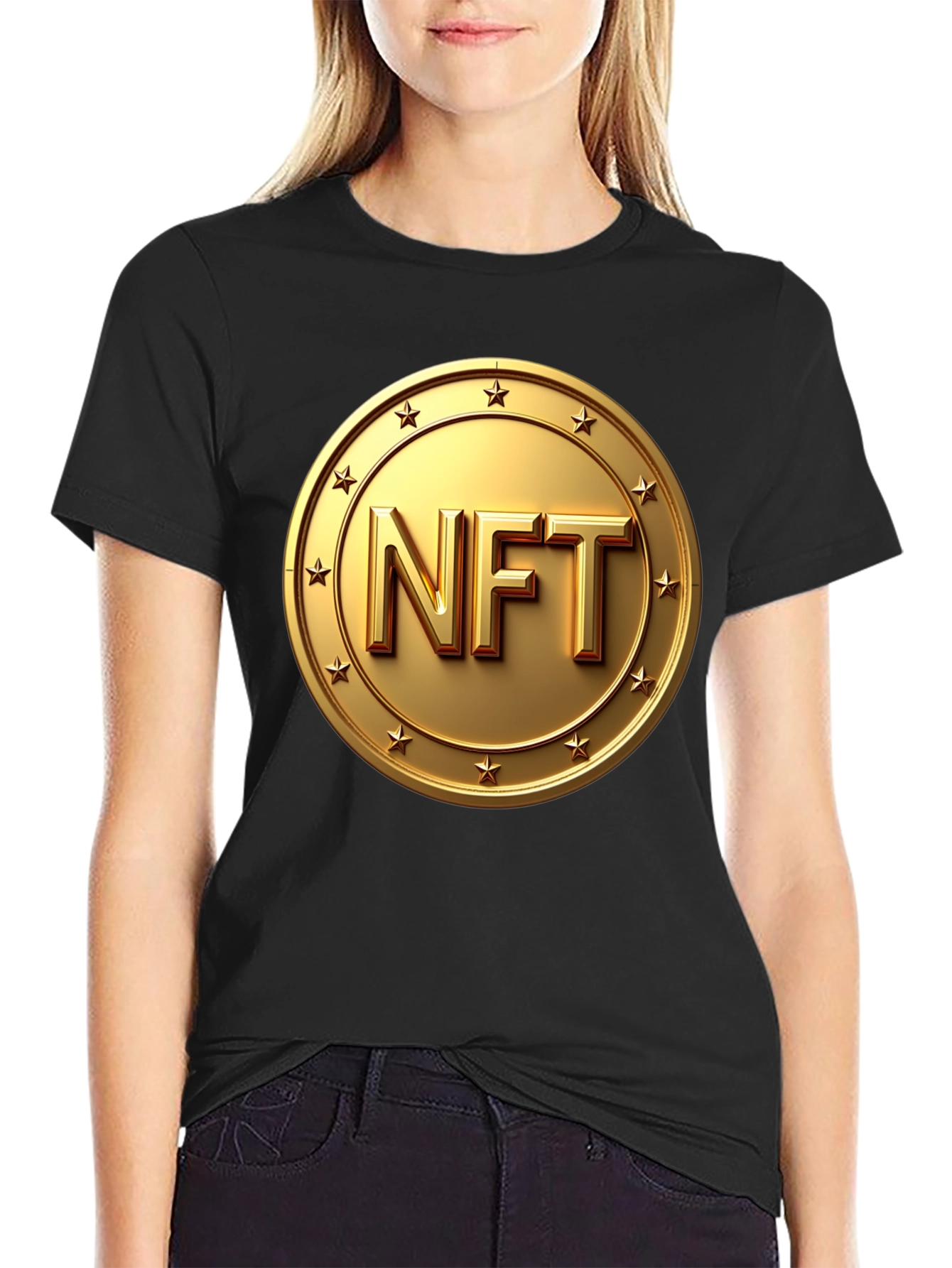NFT Coin Black T-Shirt