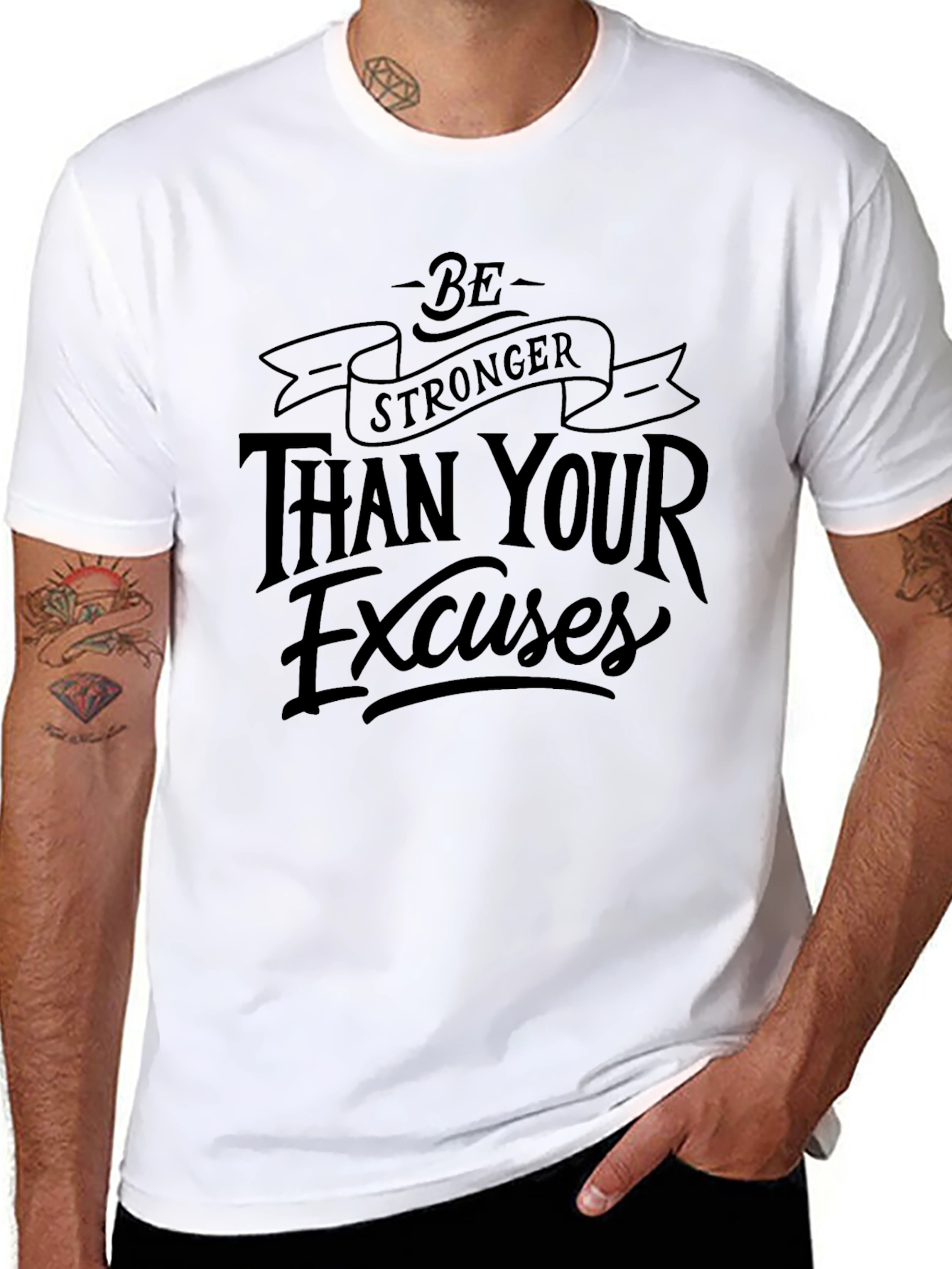 Be Stronger Than Your Excuses Graphic Tee