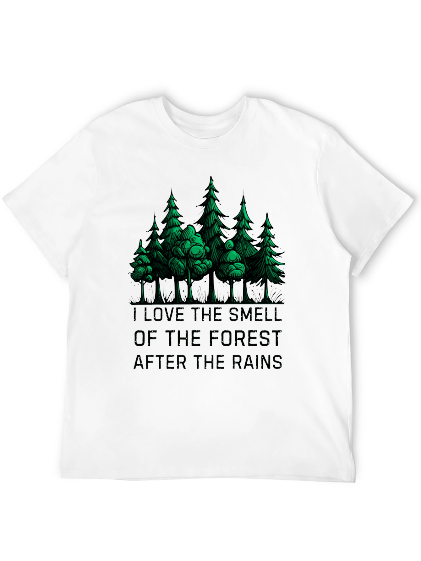 Forest Smell Graphic Tee - Nature Lovers T-Shirt