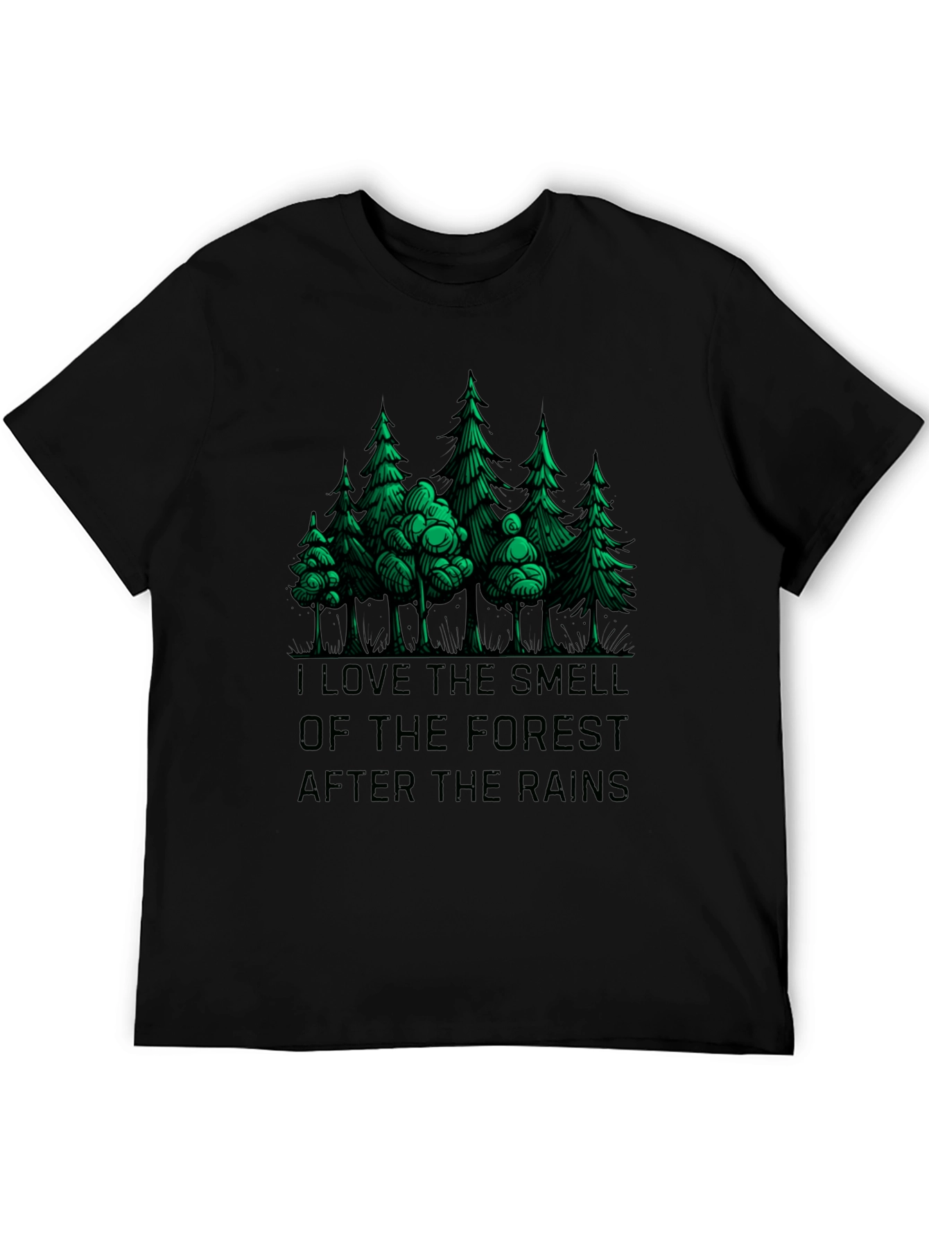 Forest Smell Graphic Tee - Nature Lovers T-Shirt