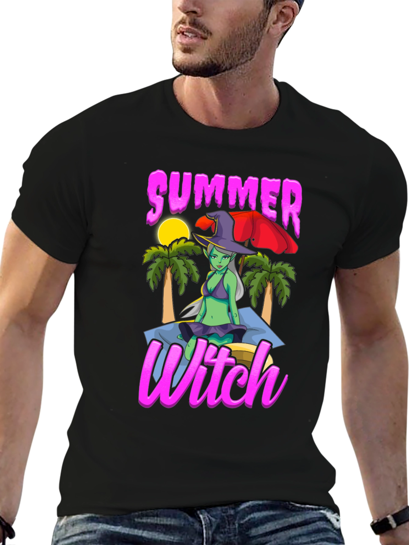 Summer Witch Graphic T-Shirt