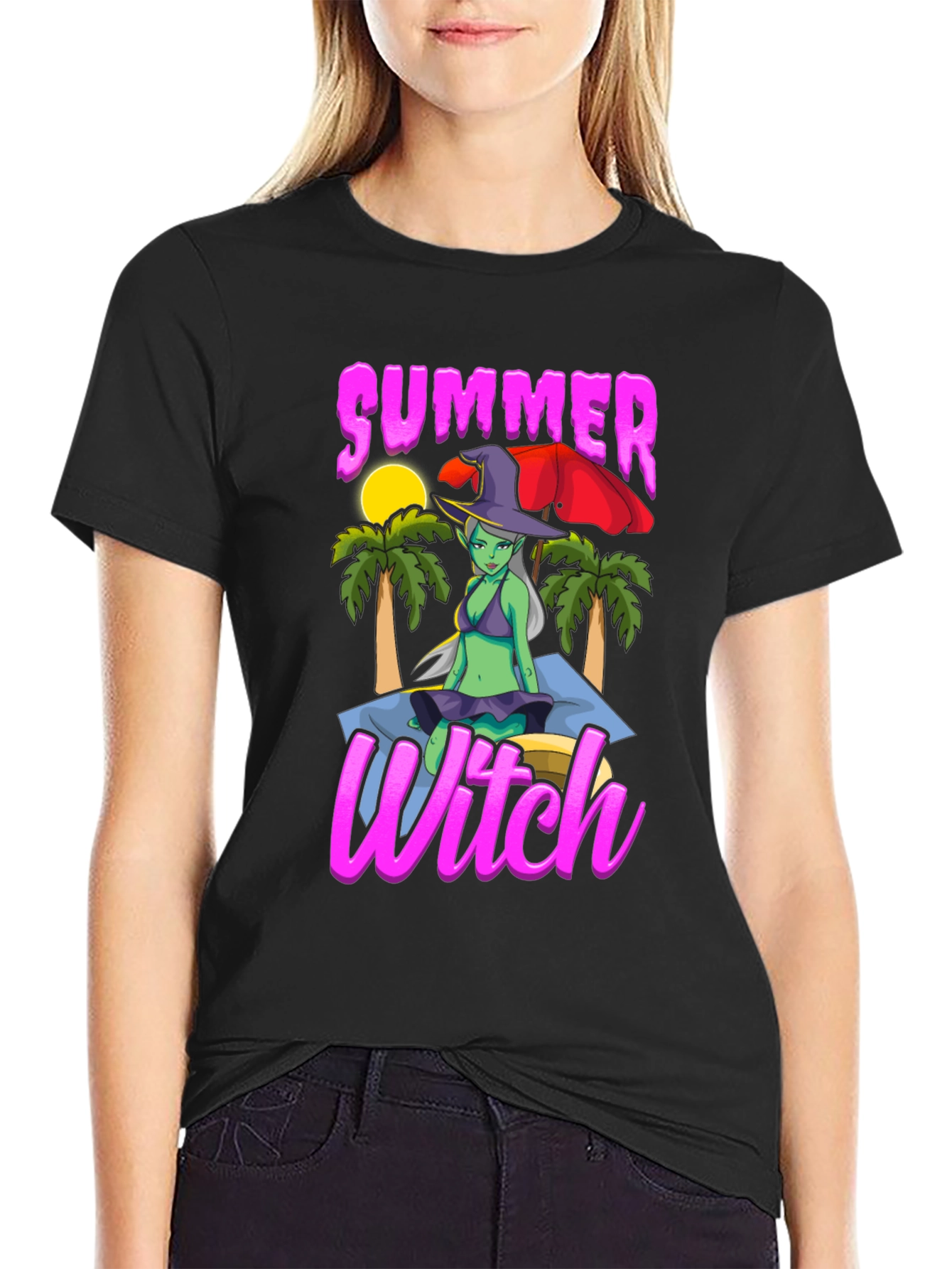 Summer Witch Graphic T-Shirt