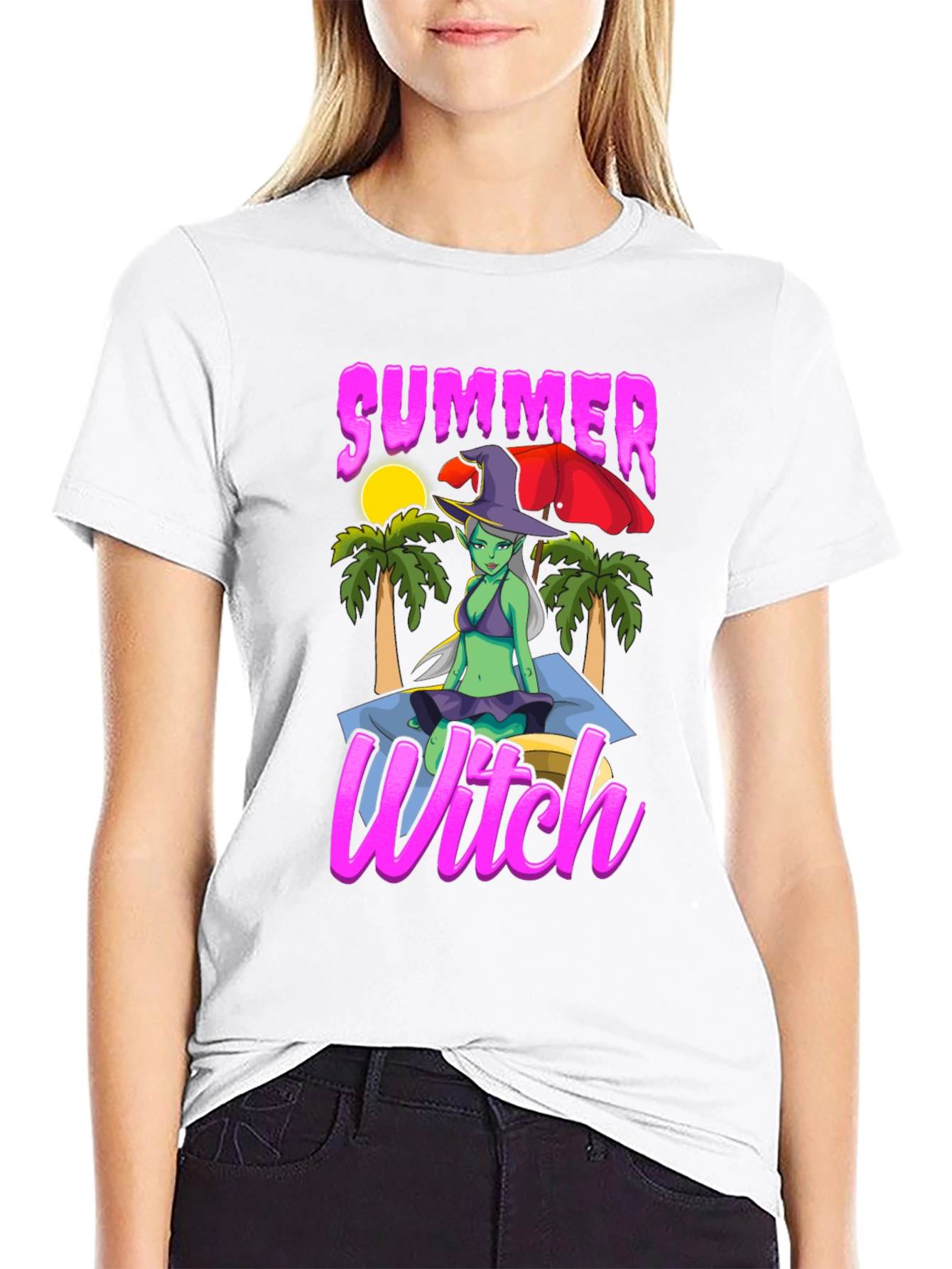 Summer Witch Graphic T-Shirt