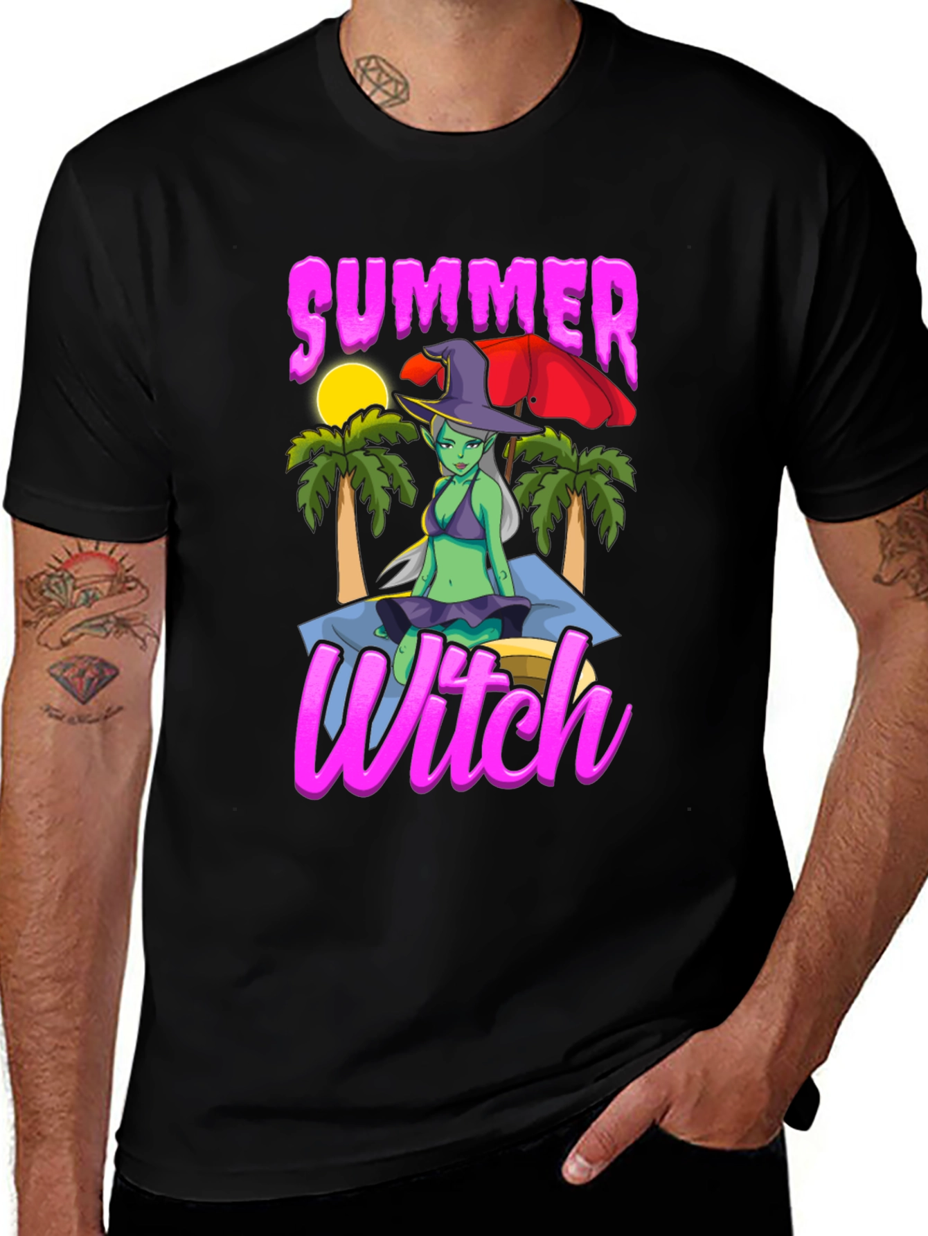 Summer Witch Graphic T-Shirt