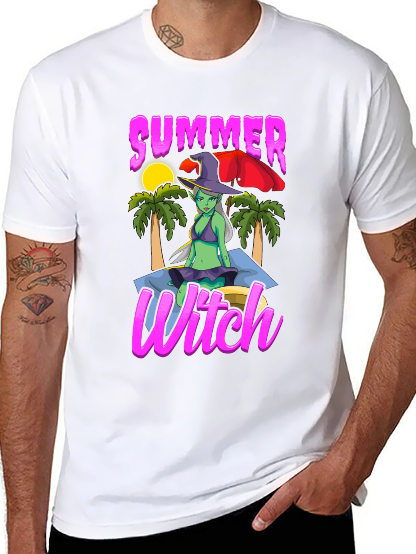 Summer Witch Graphic T-Shirt