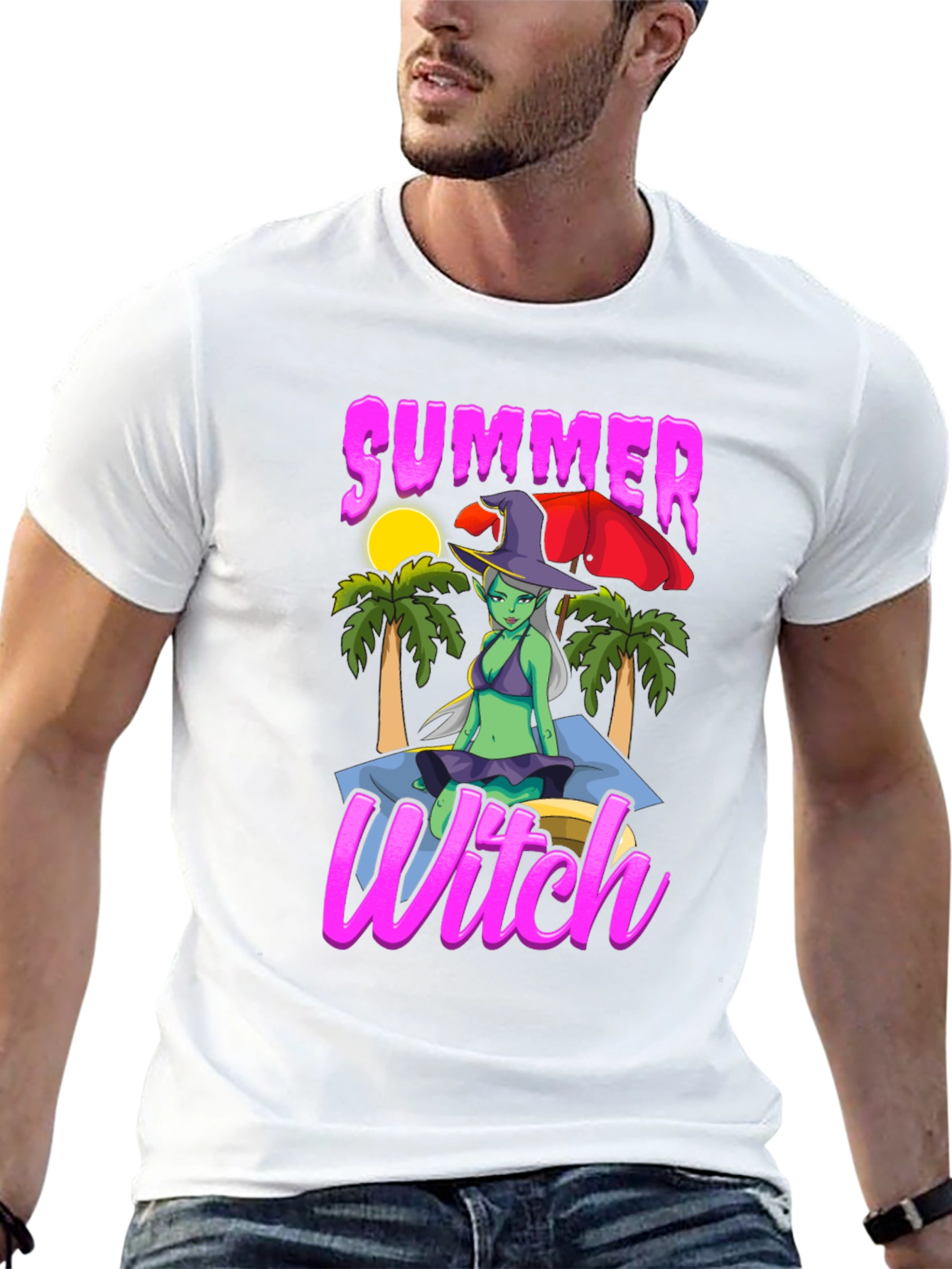 Summer Witch Graphic T-Shirt