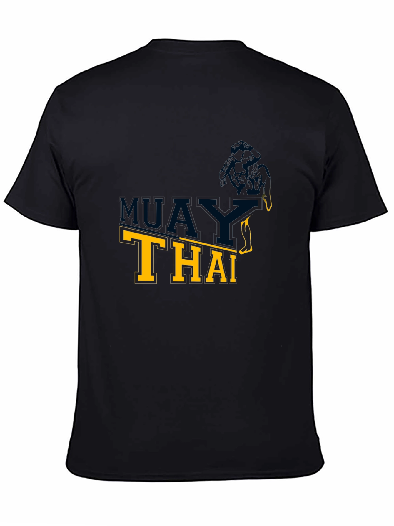 Muay Thai Graphic Black T-Shirt