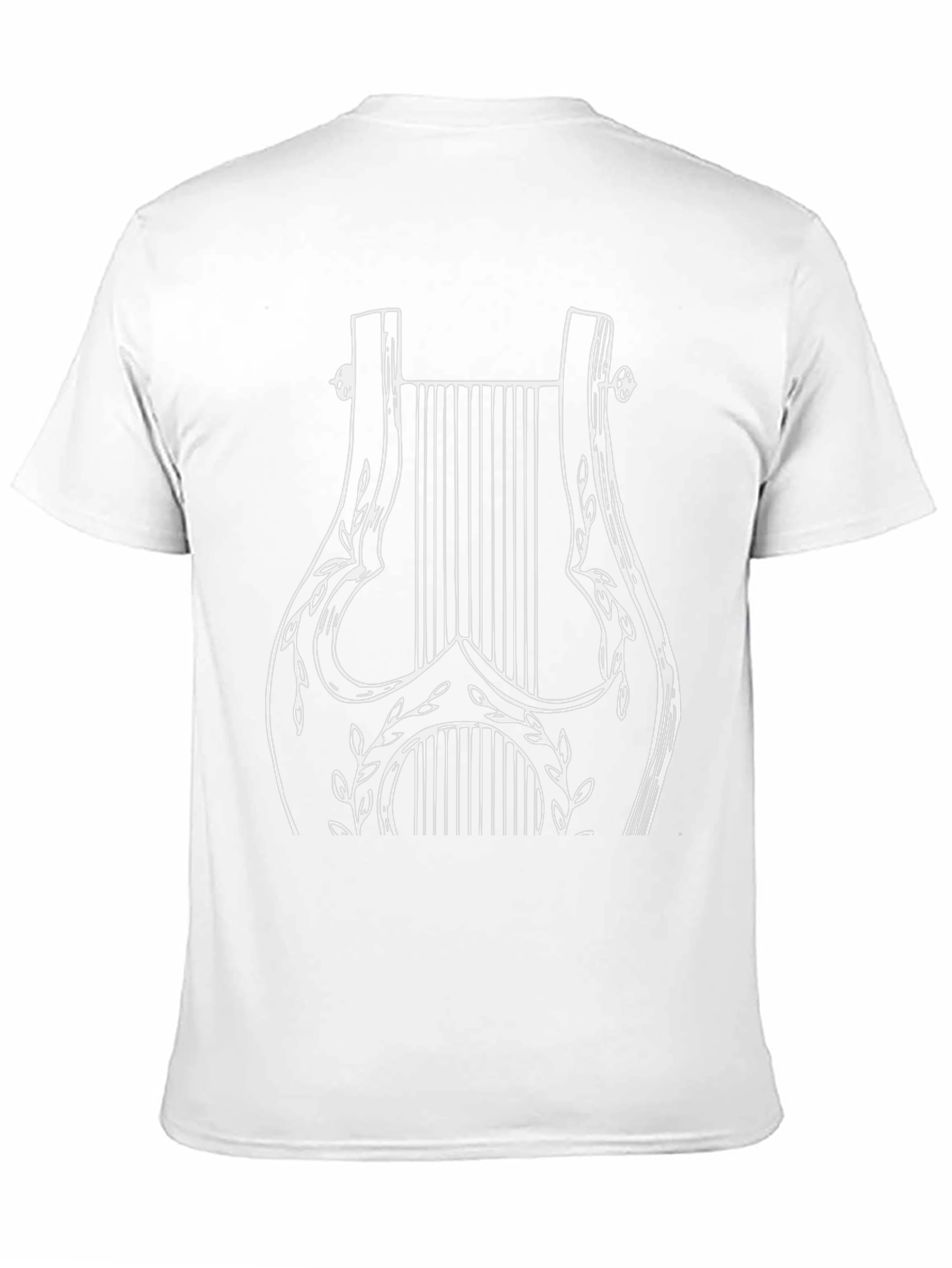 Black Lyre Graphic Tee - Music Lovers T-Shirt