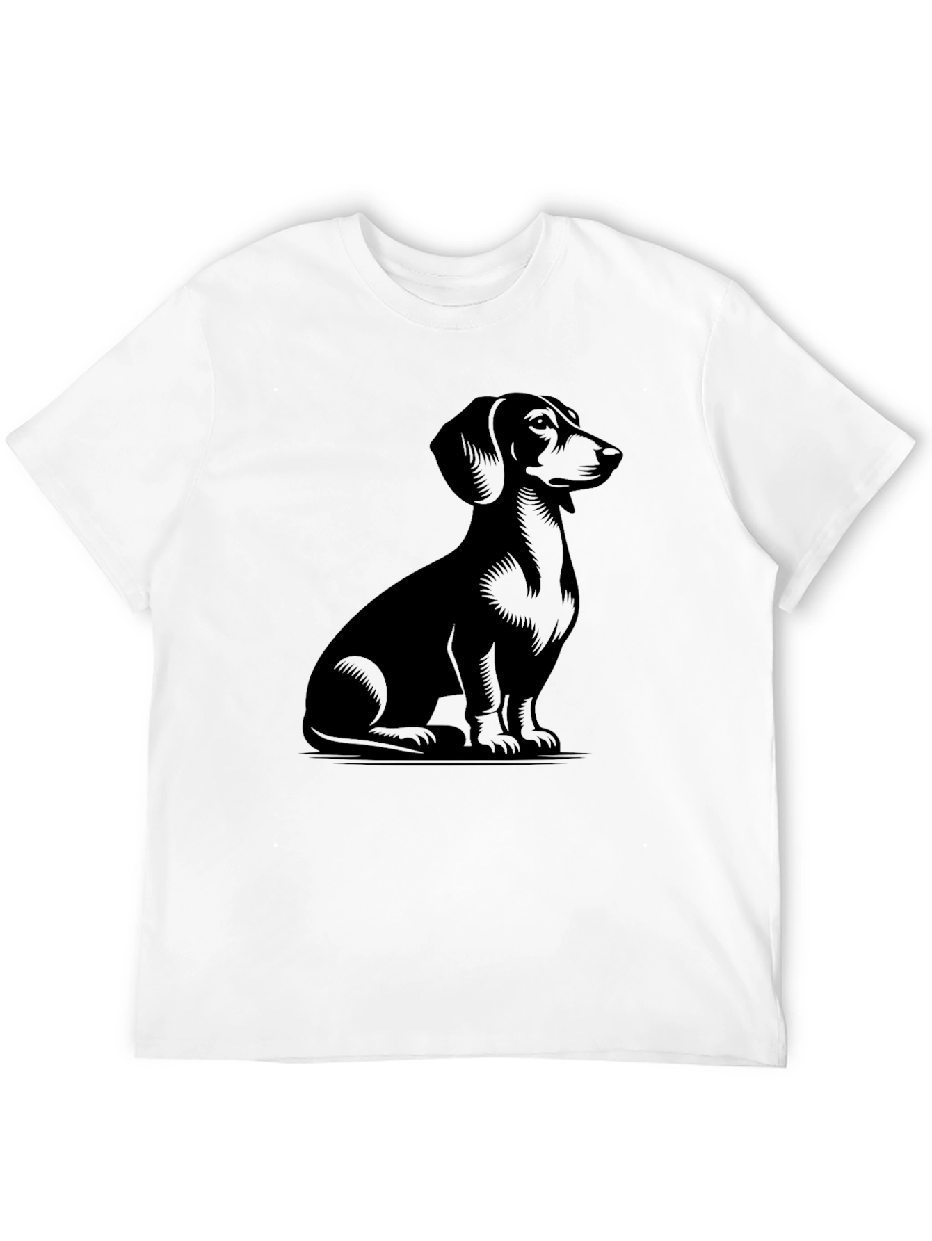 Dachshund Graphic Tee - Unisex Black T-Shirt