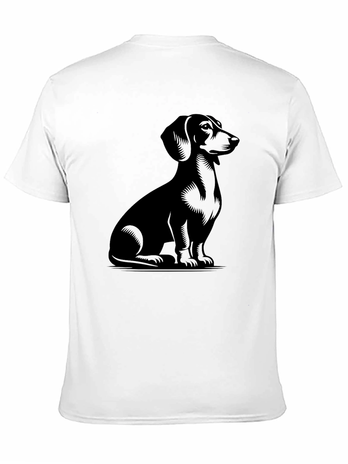 Dachshund Graphic Tee - Unisex Black T-Shirt