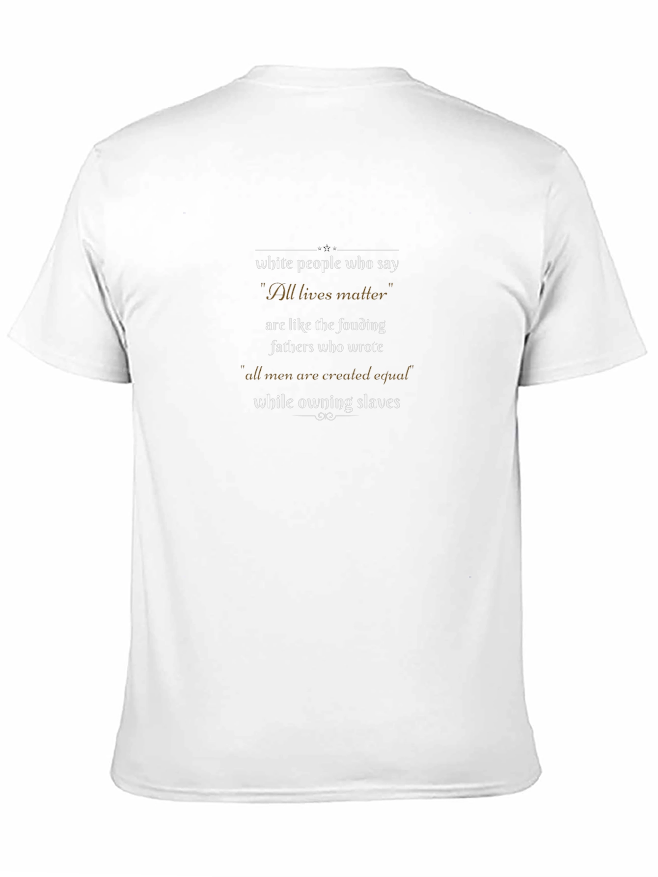 All Lives Matter T-Shirt: Equality & History