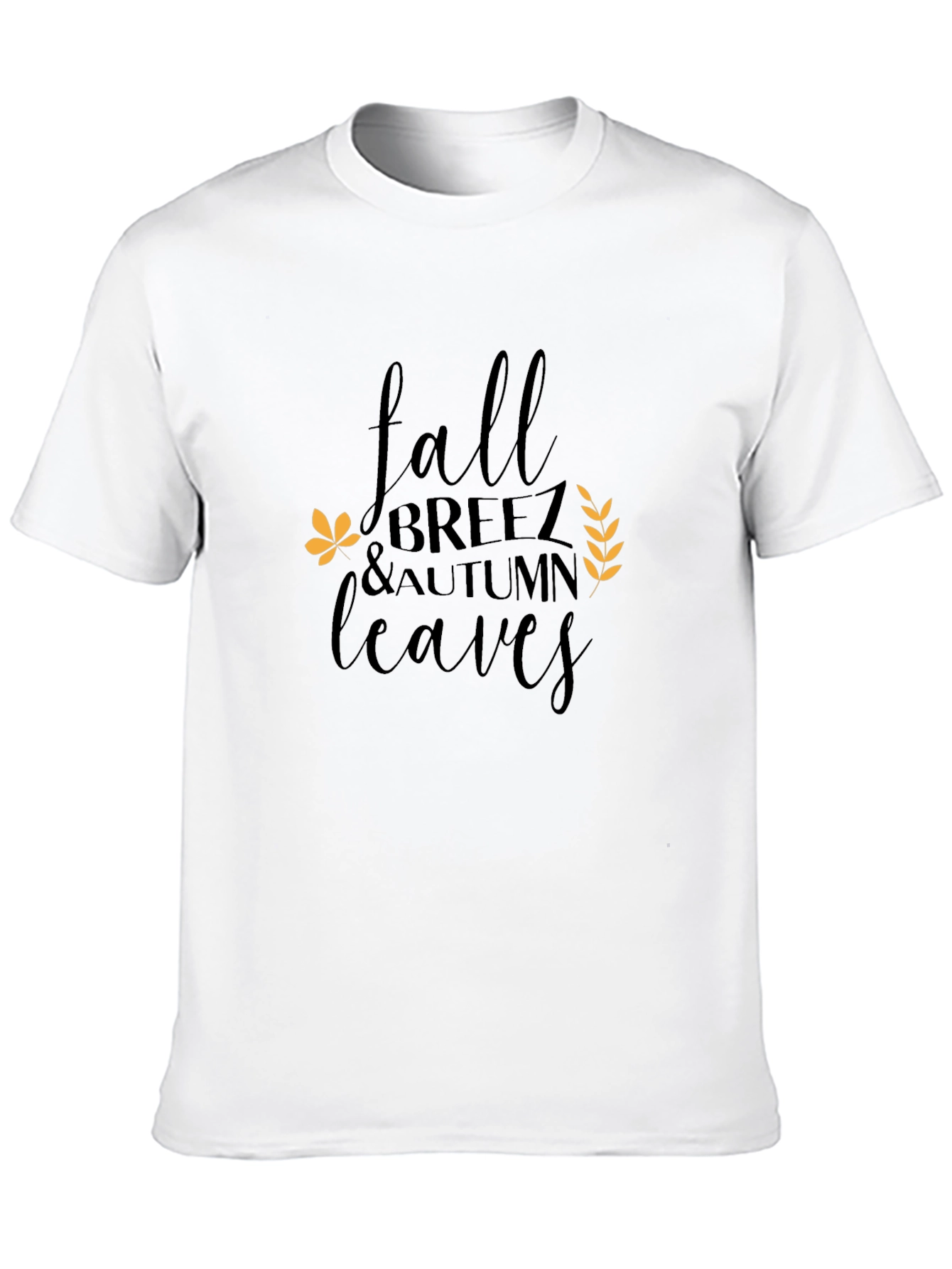 Fall Breeze & Autumn Leaves Graphic Tee