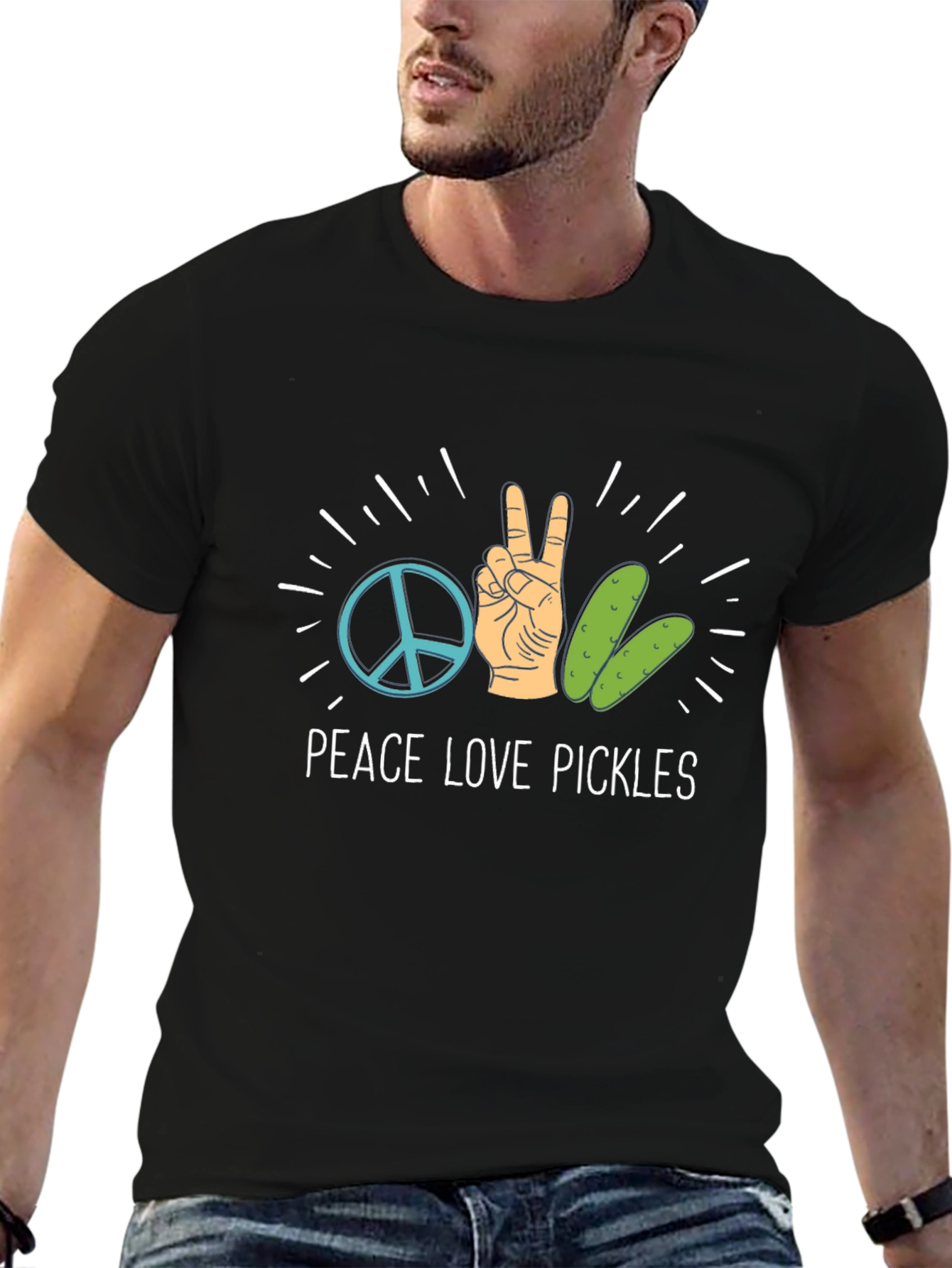 Peace Love Pickles Graphic Tee