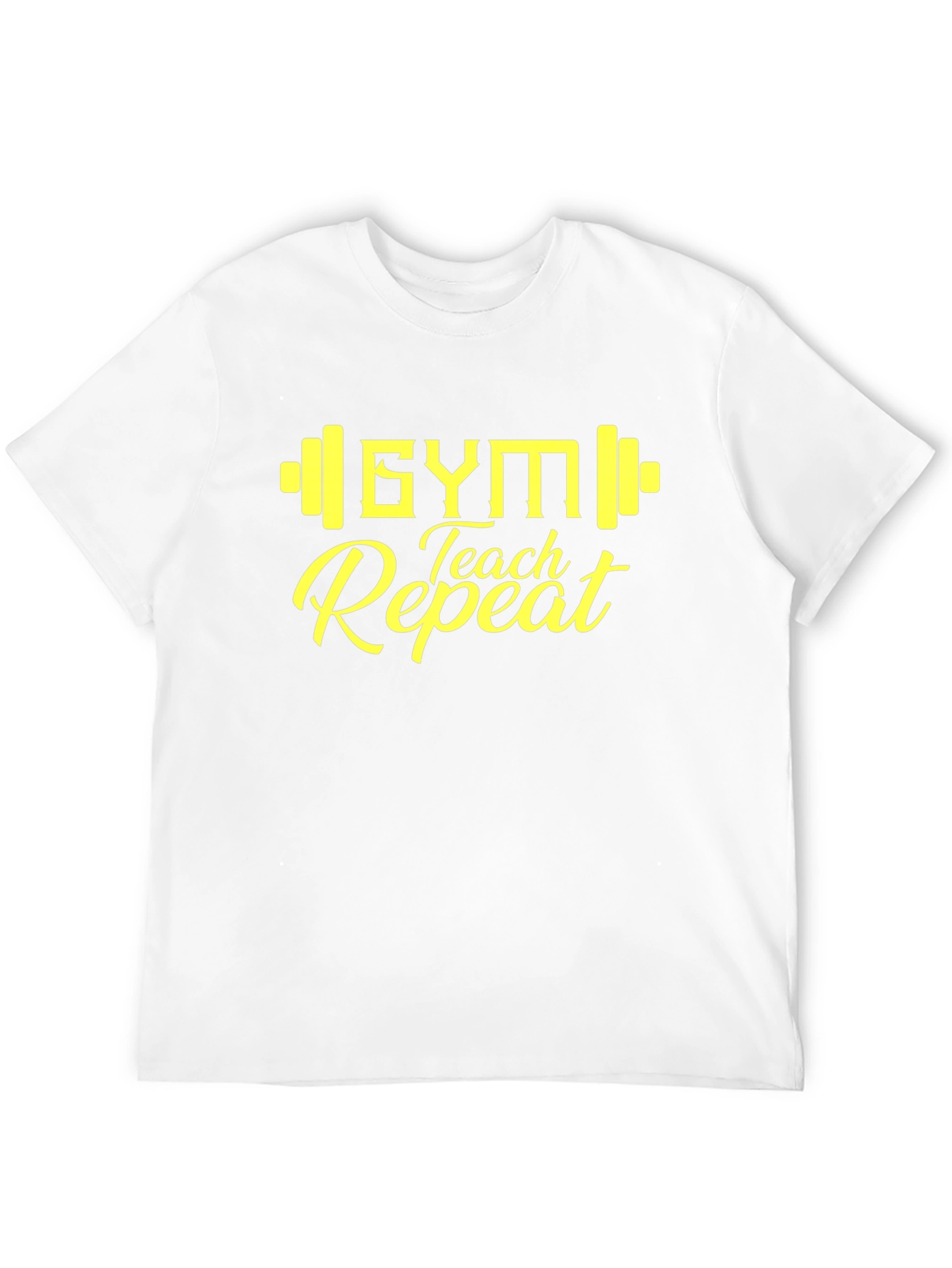 Gym Teach Repeat Graphic Tee