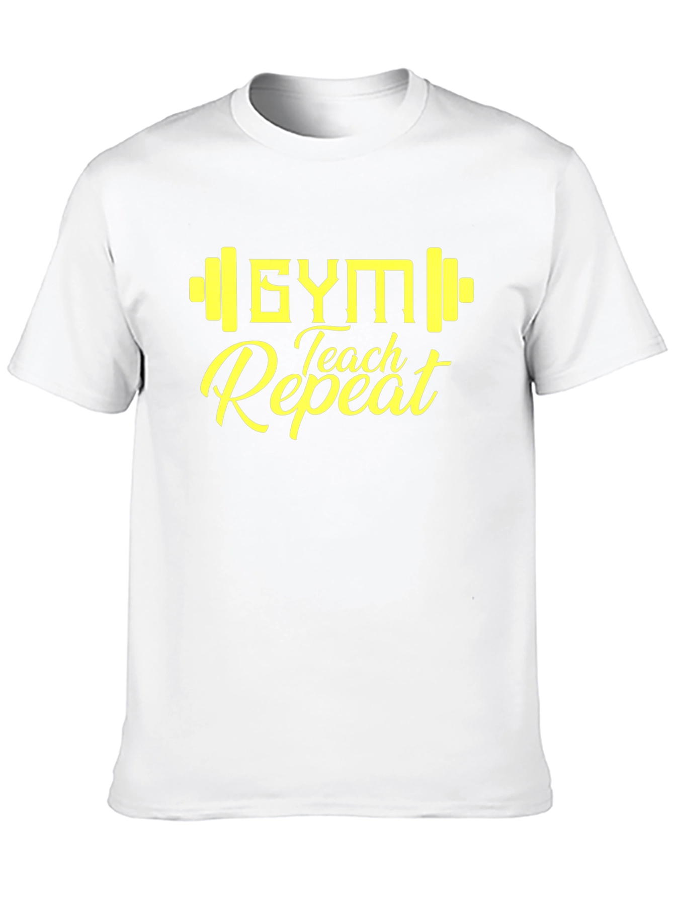 Gym Teach Repeat Graphic Tee