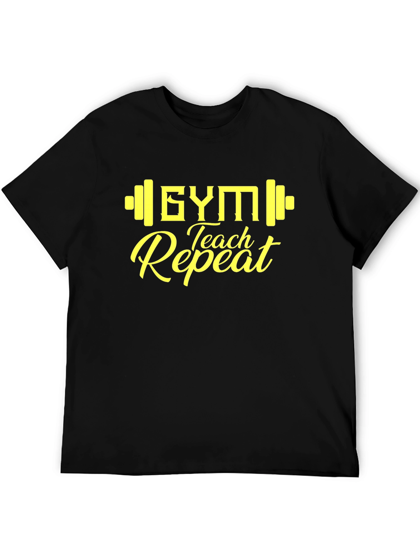 Gym Teach Repeat Graphic Tee