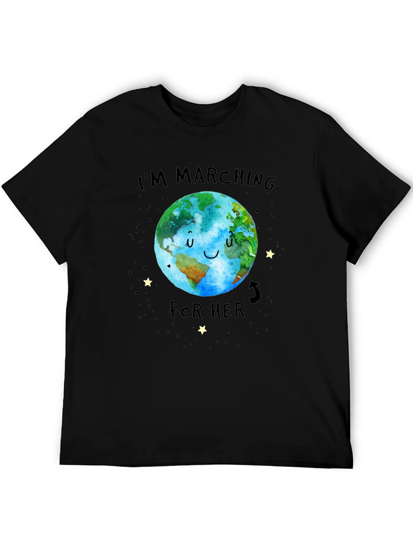 Im Marching For Her Earth Graphic Tee