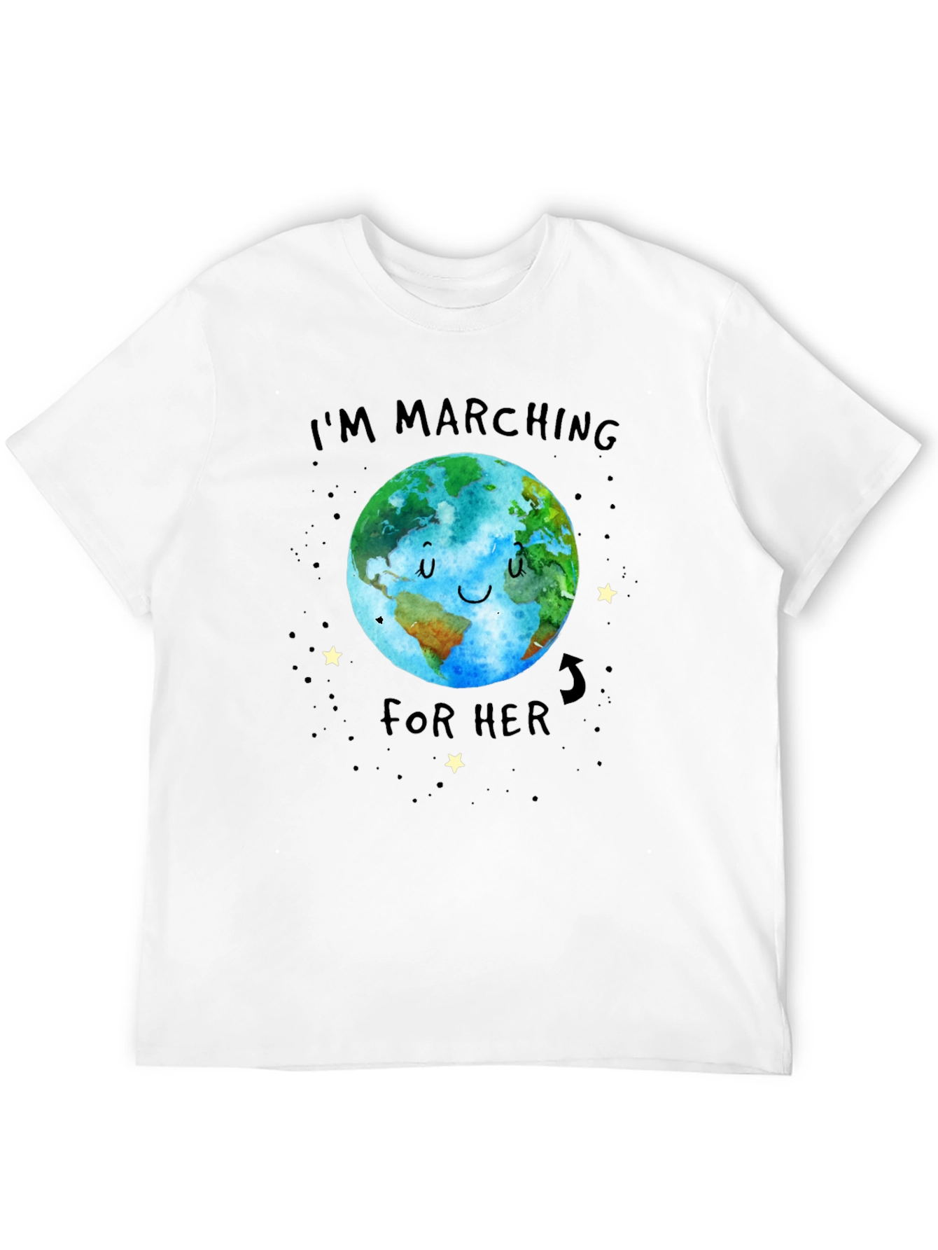Im Marching For Her Earth Graphic Tee