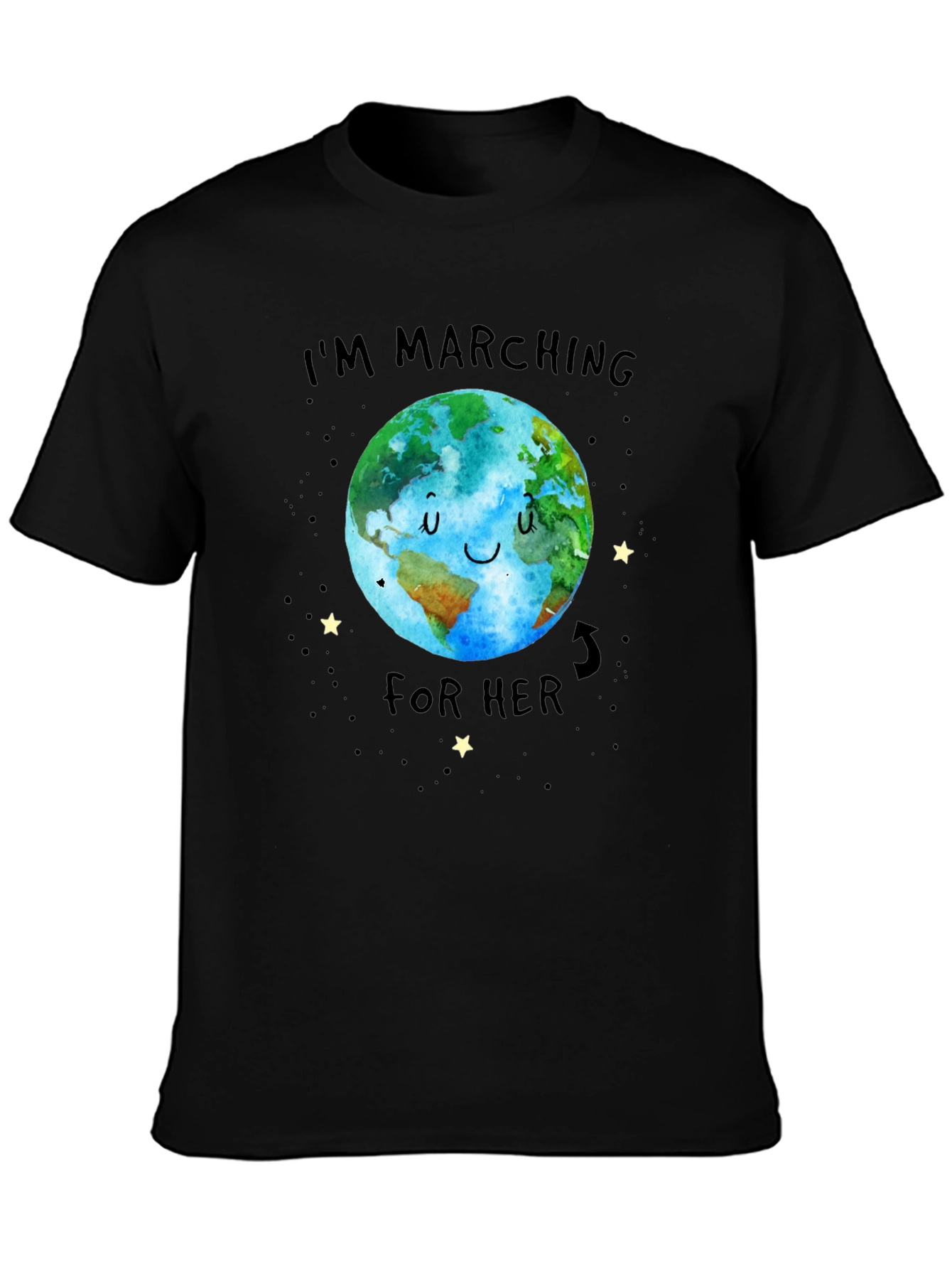 Im Marching For Her Earth Graphic Tee