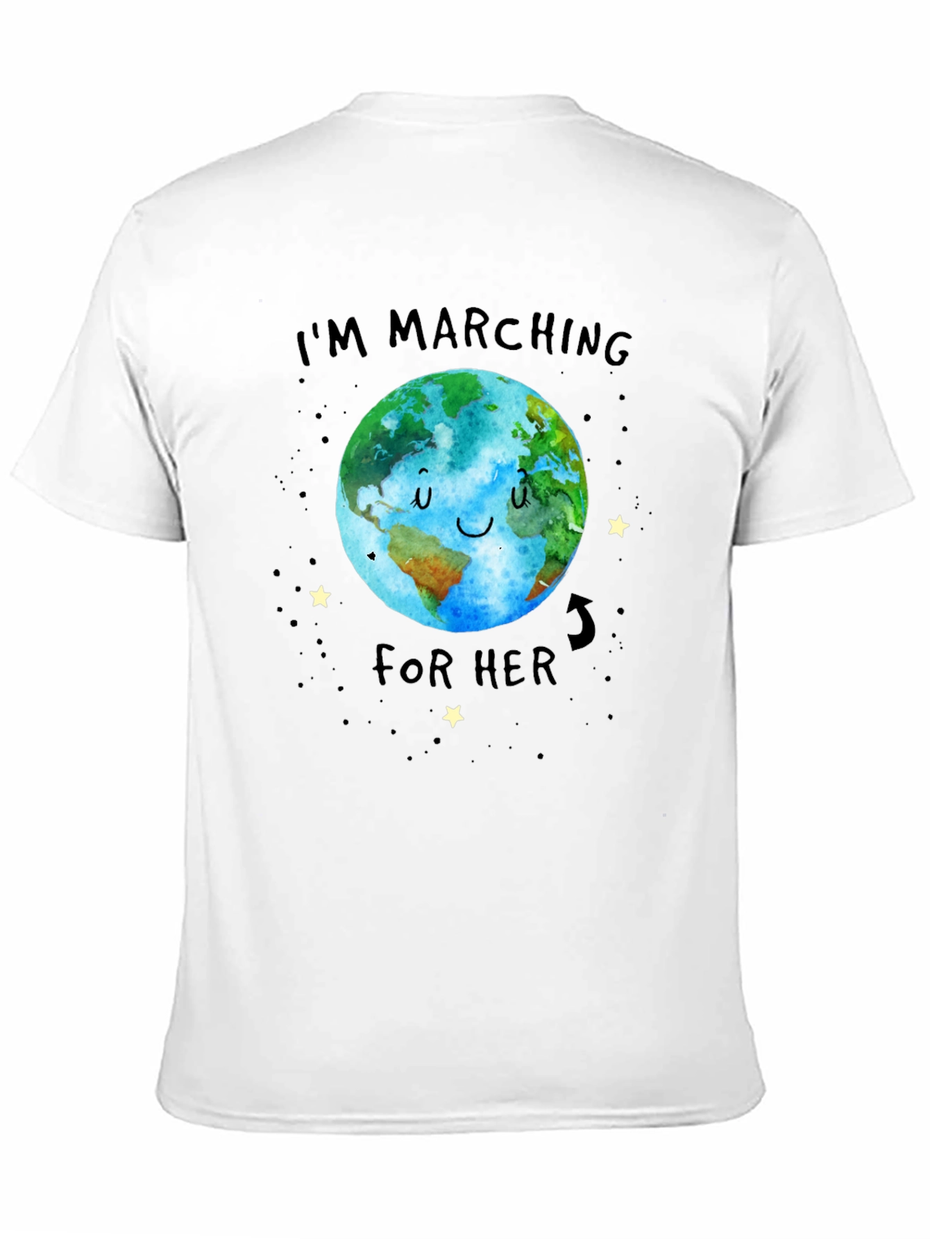 Im Marching For Her Earth Graphic Tee