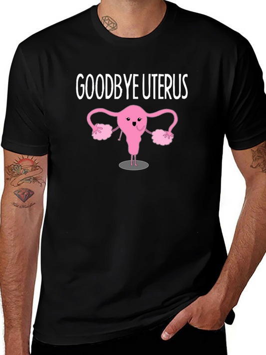 Goodbye Uterus Graphic T-Shirt Black