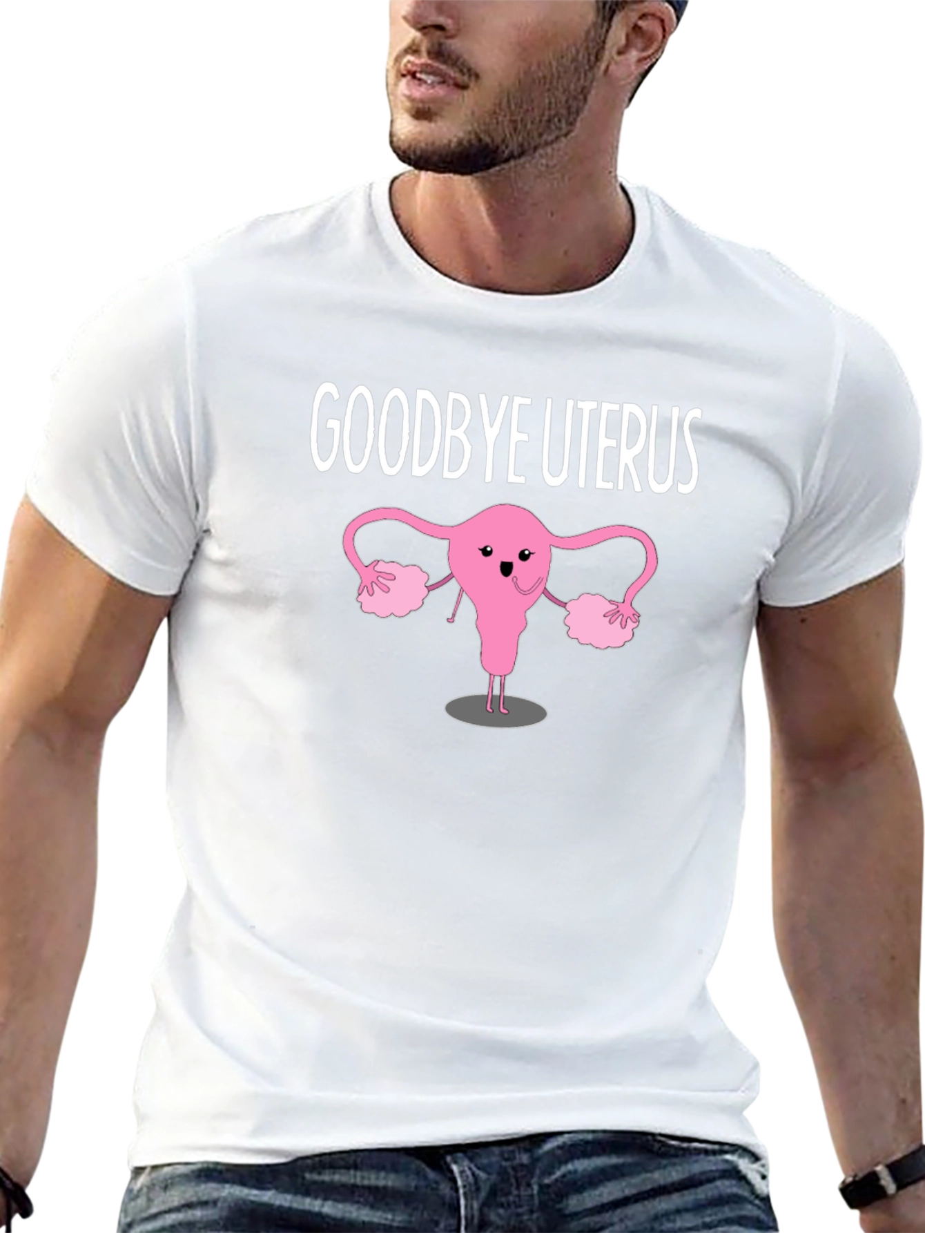 Goodbye Uterus Graphic T-Shirt Black