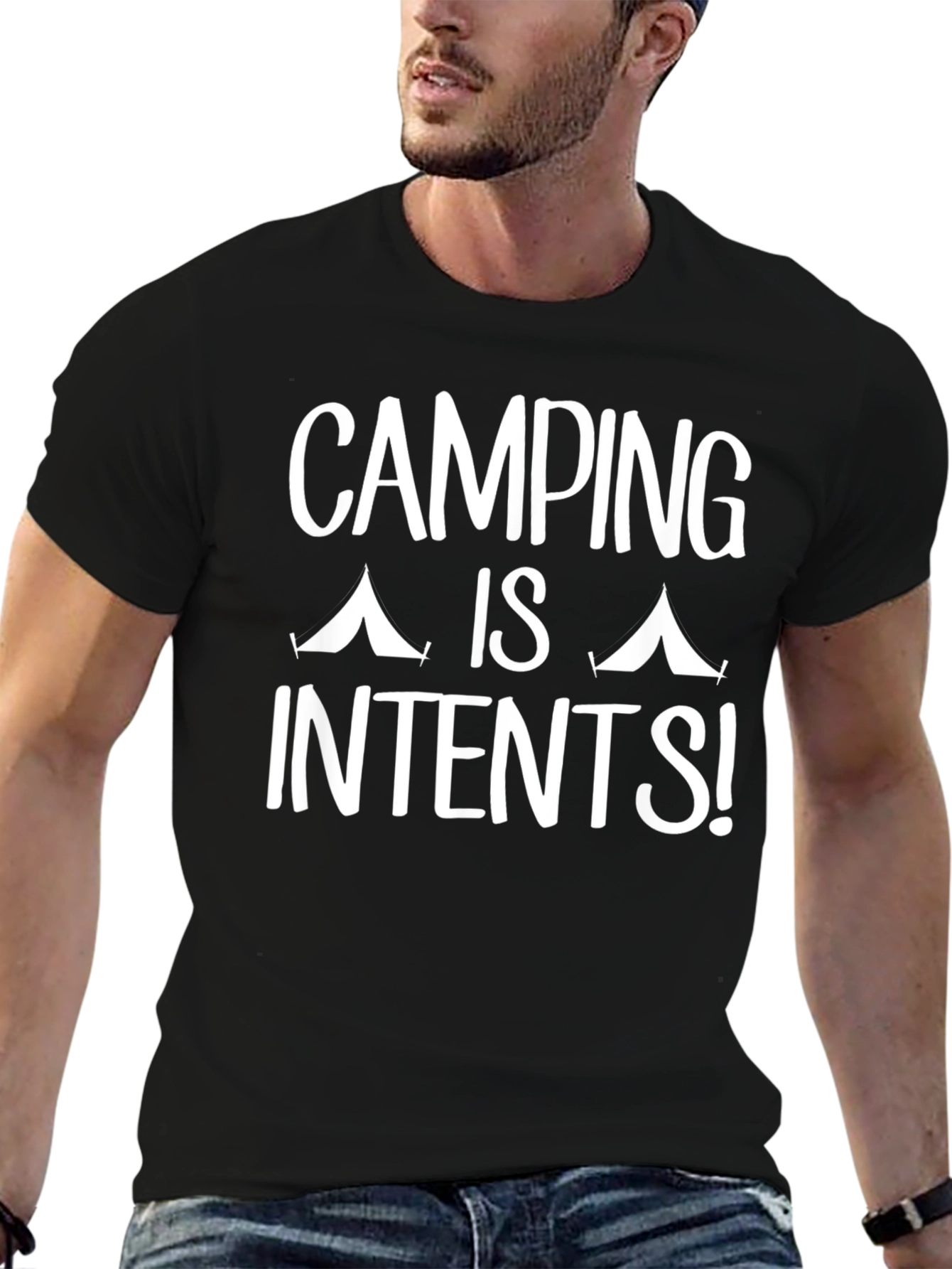 Camping Is Intents! Funny Camping T-Shirt